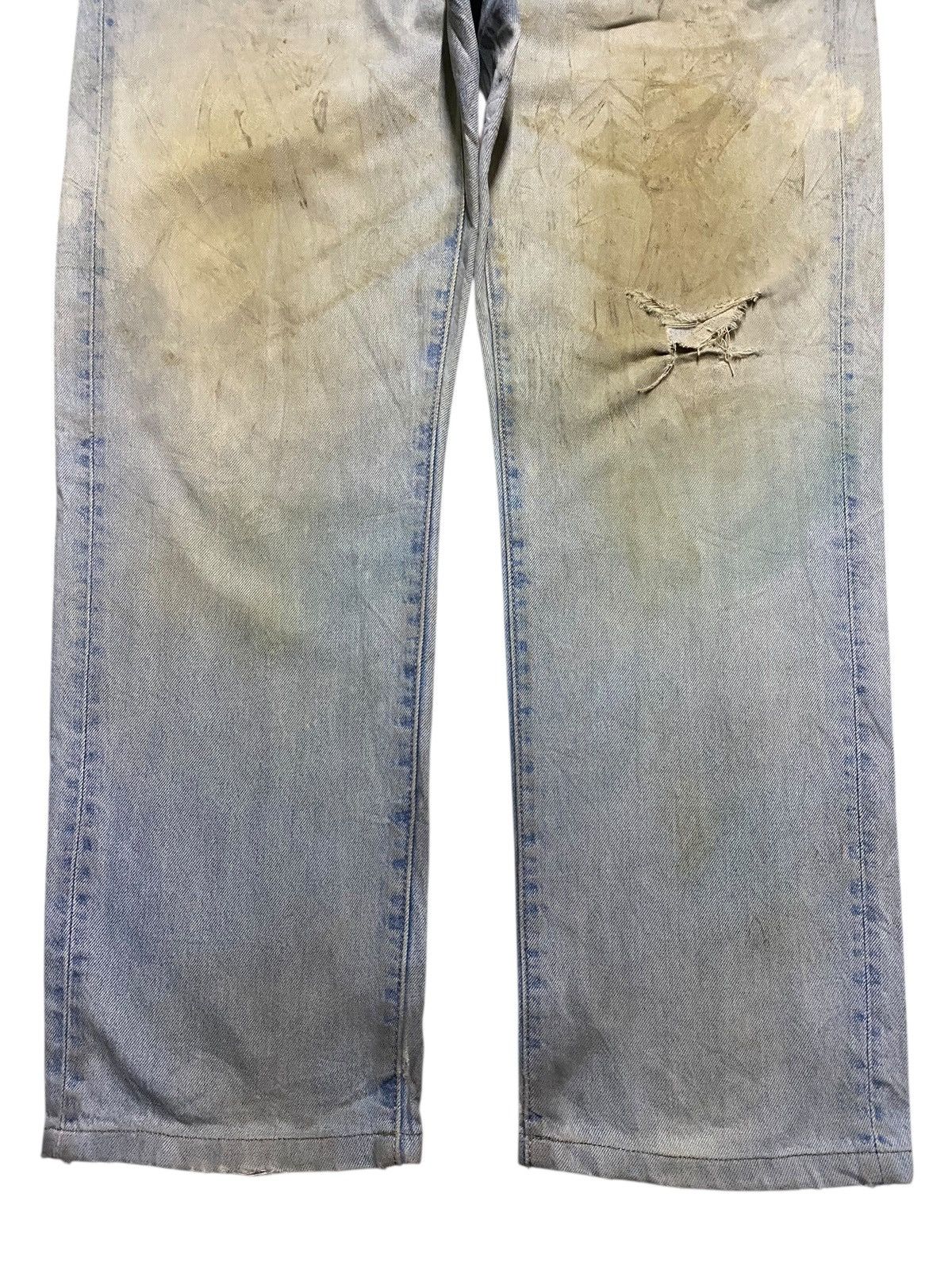 Japanese Brand Vintage Japanese Brand Uniqlo Crazy Mud Wash Distressed Jean Size US 36 / EU 52 - 5 Thumbnail