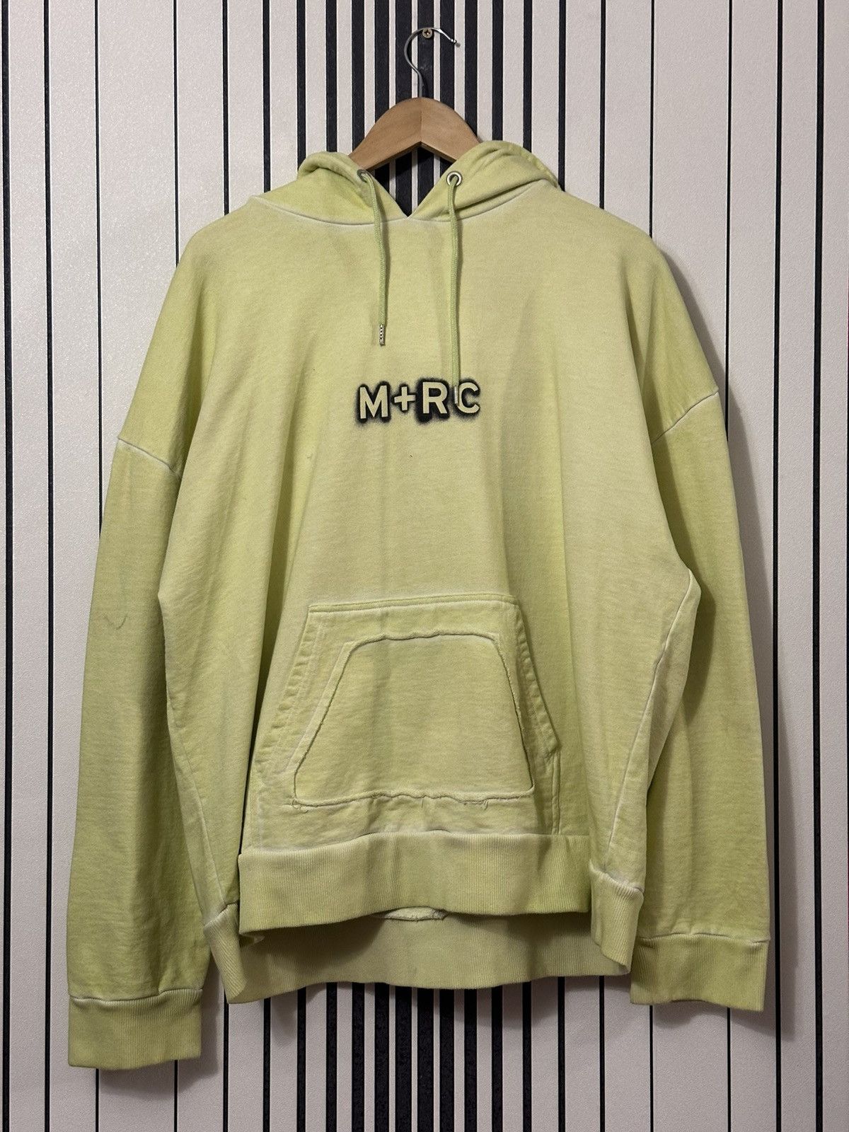 M+Rc Noir M+RC Noir Light Green Oversized Hoodie Sweatshirt Size US L / EU 52-54 / 3 - 1 Thumbnail