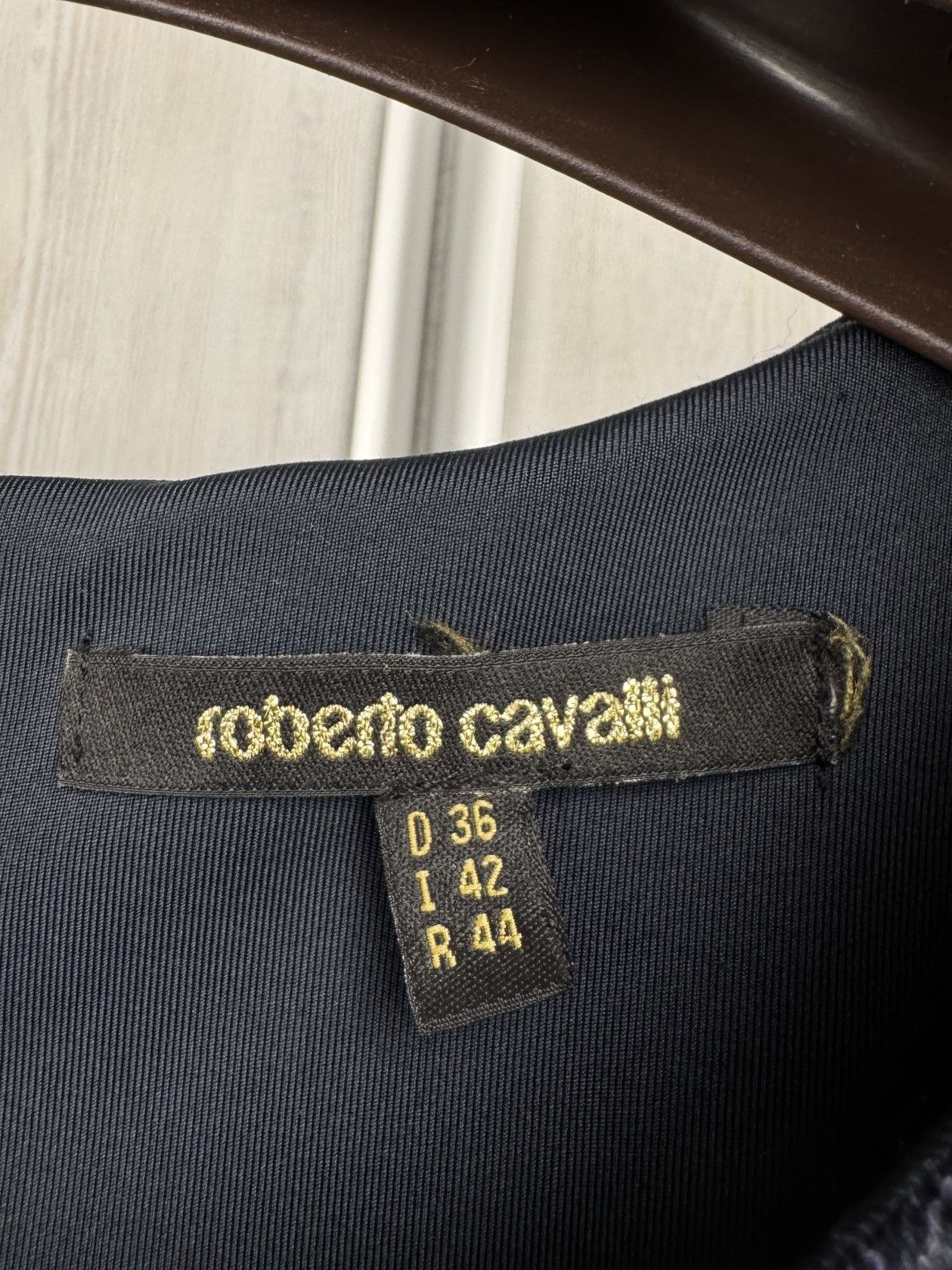 Roberto Cavalli Roberto Cavalli blue lace big logo knee length dress Size M / US 6-8 / IT 42-44 - 10 Thumbnail