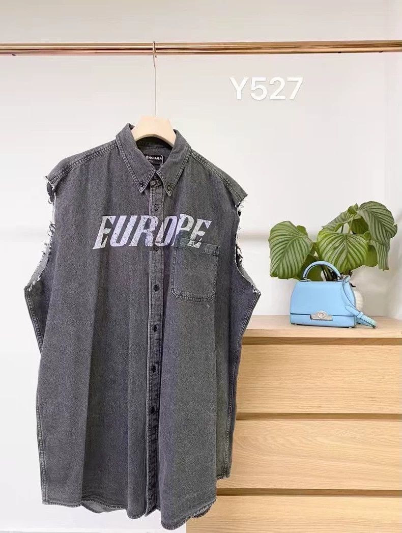 Balenciaga Balenciaga size 38 Cowboy vest Size XS / US 0-2 / IT 36-38 - 1 Thumbnail