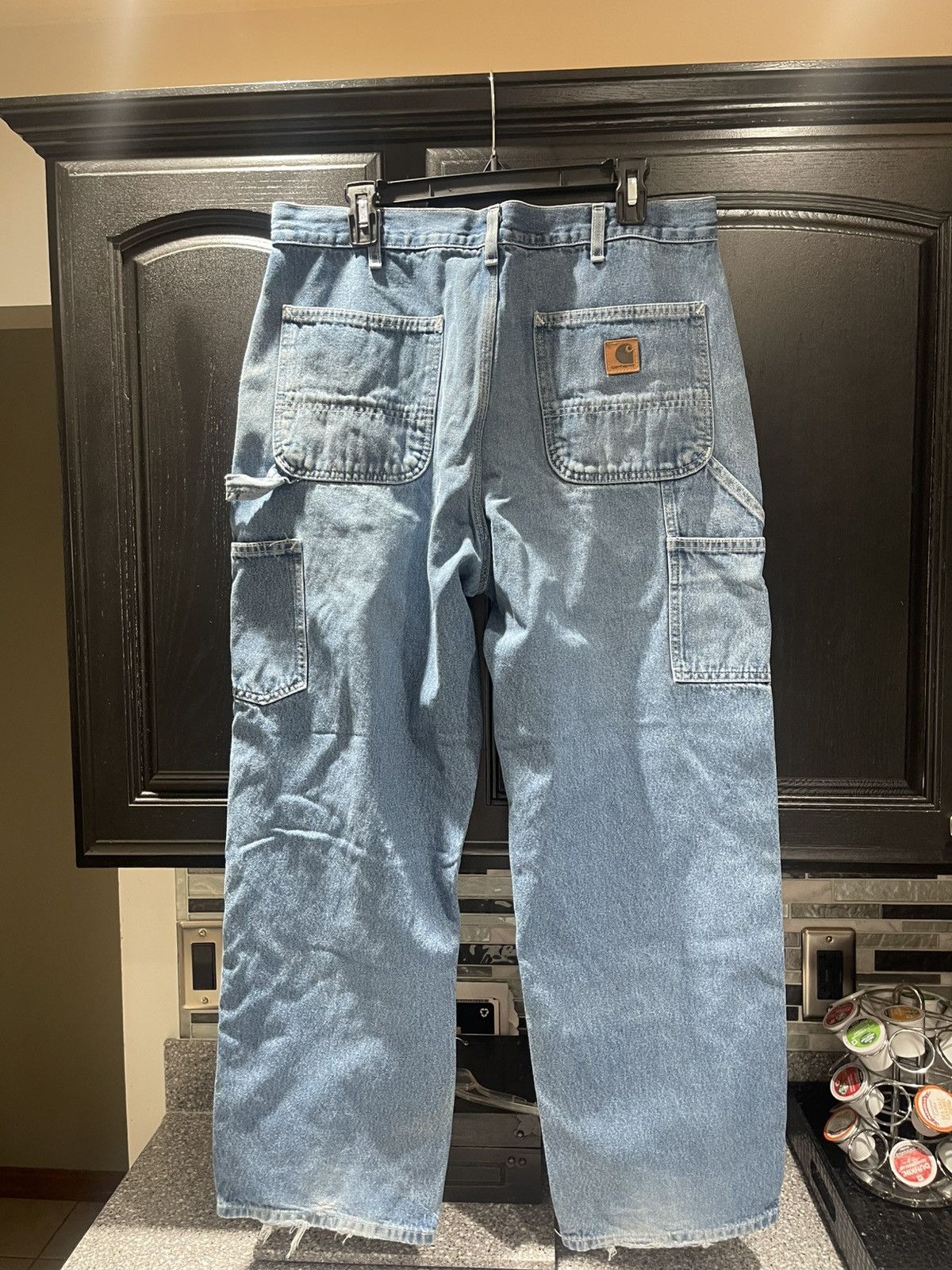Carhartt Carhartt Jeans Mens 36x30 Original Fit Dungaree Workwear Size US 36 / EU 52 - 4 Thumbnail