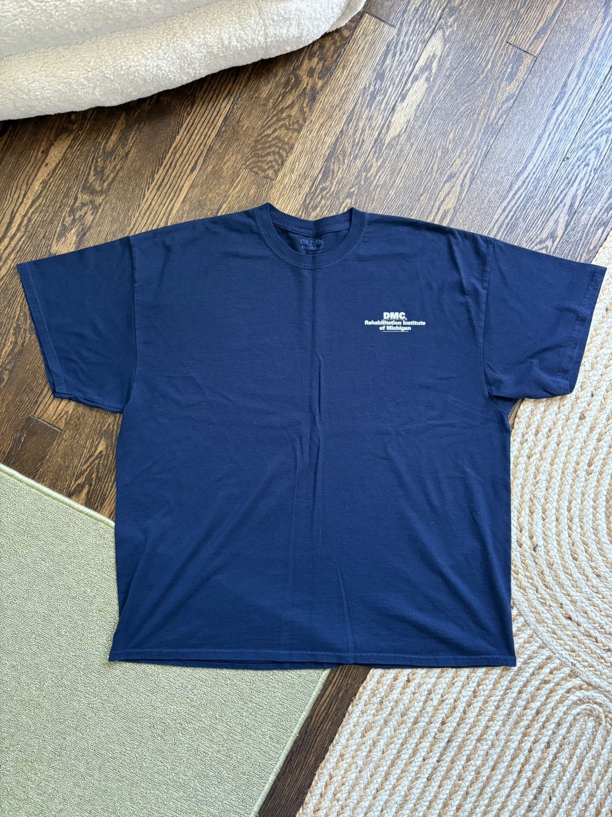 Gildan Navy Detroit DMC Recovery Tee Size US XXL / EU 58 / 5 - 1 Thumbnail
