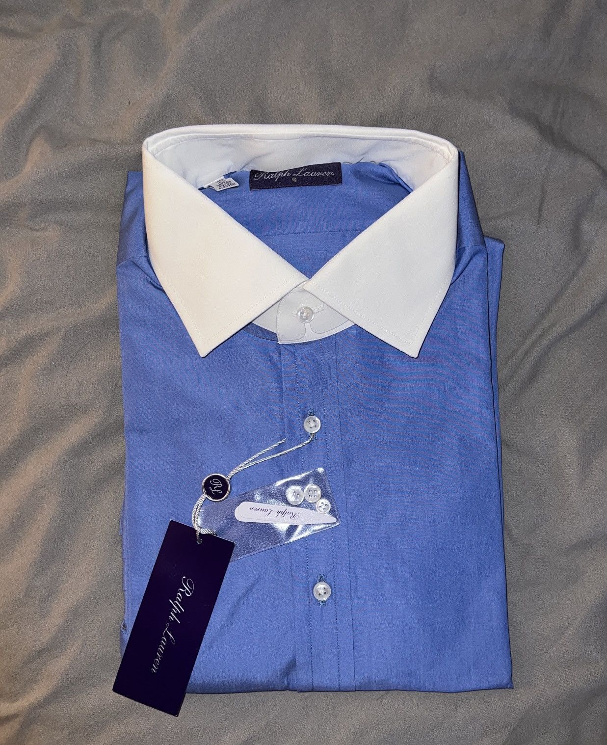 Blue purple label shirt