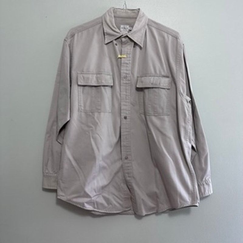 Calvin Klein Calvin Klein khaki button down size M Size US M / EU 48-50 / 2 - 2 Thumbnail