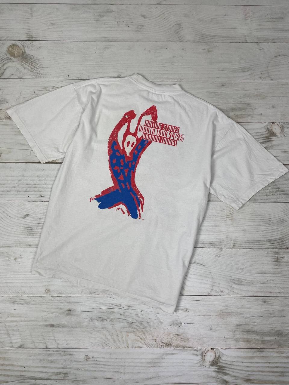 Band Tees Rolling Stones Voodoo Lounge Tour 1994 1995 T-Shirt Size US XL / EU 56 / 4 - 3 Thumbnail