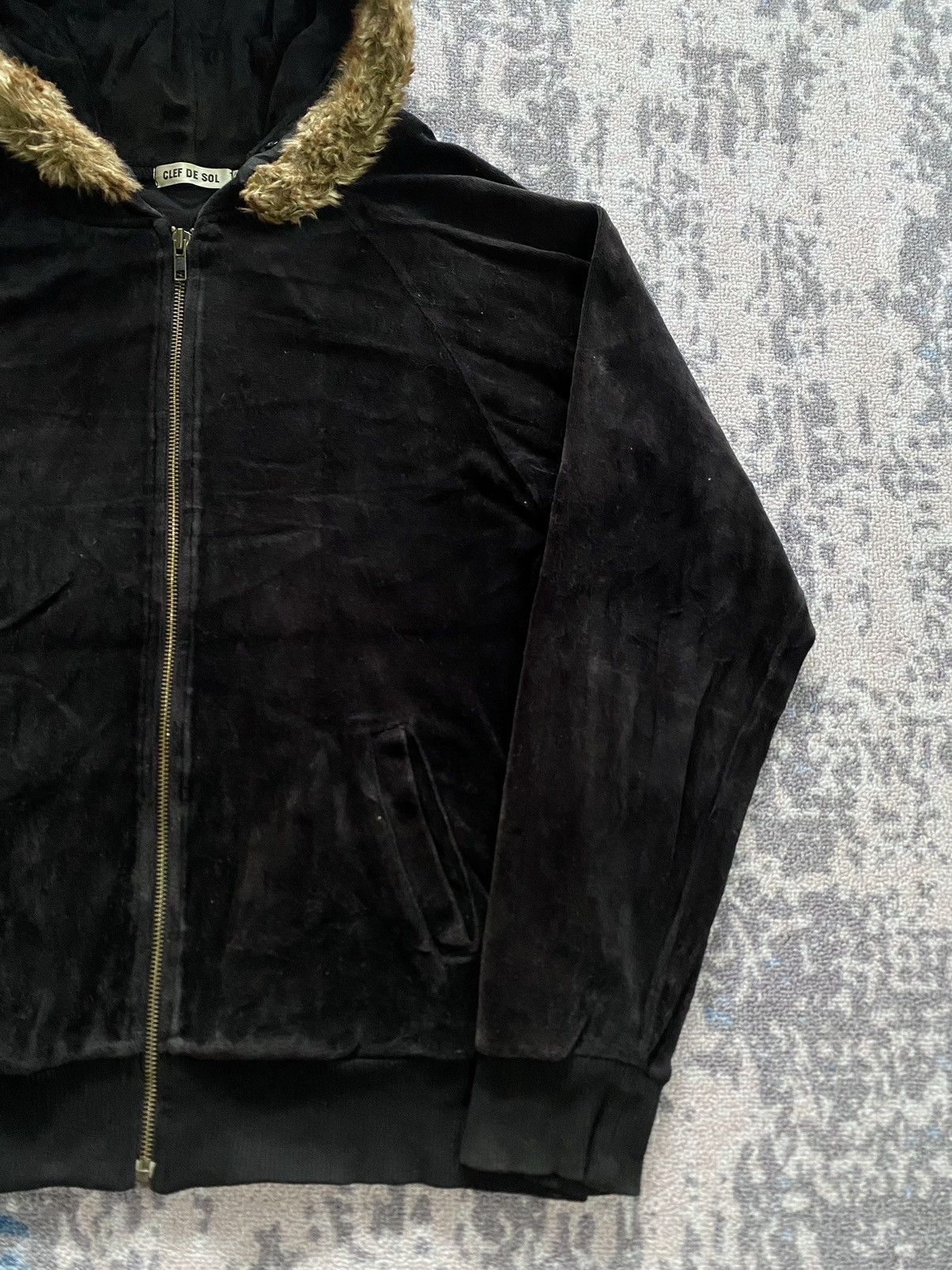 If Six Was Nine × Le Grande Bleu (L.G.B.) Japanes Clef De Sol Fur Hoodie Ifsix Lgb Style Size US L / EU 52-54 / 3 - 2 Thumbnail