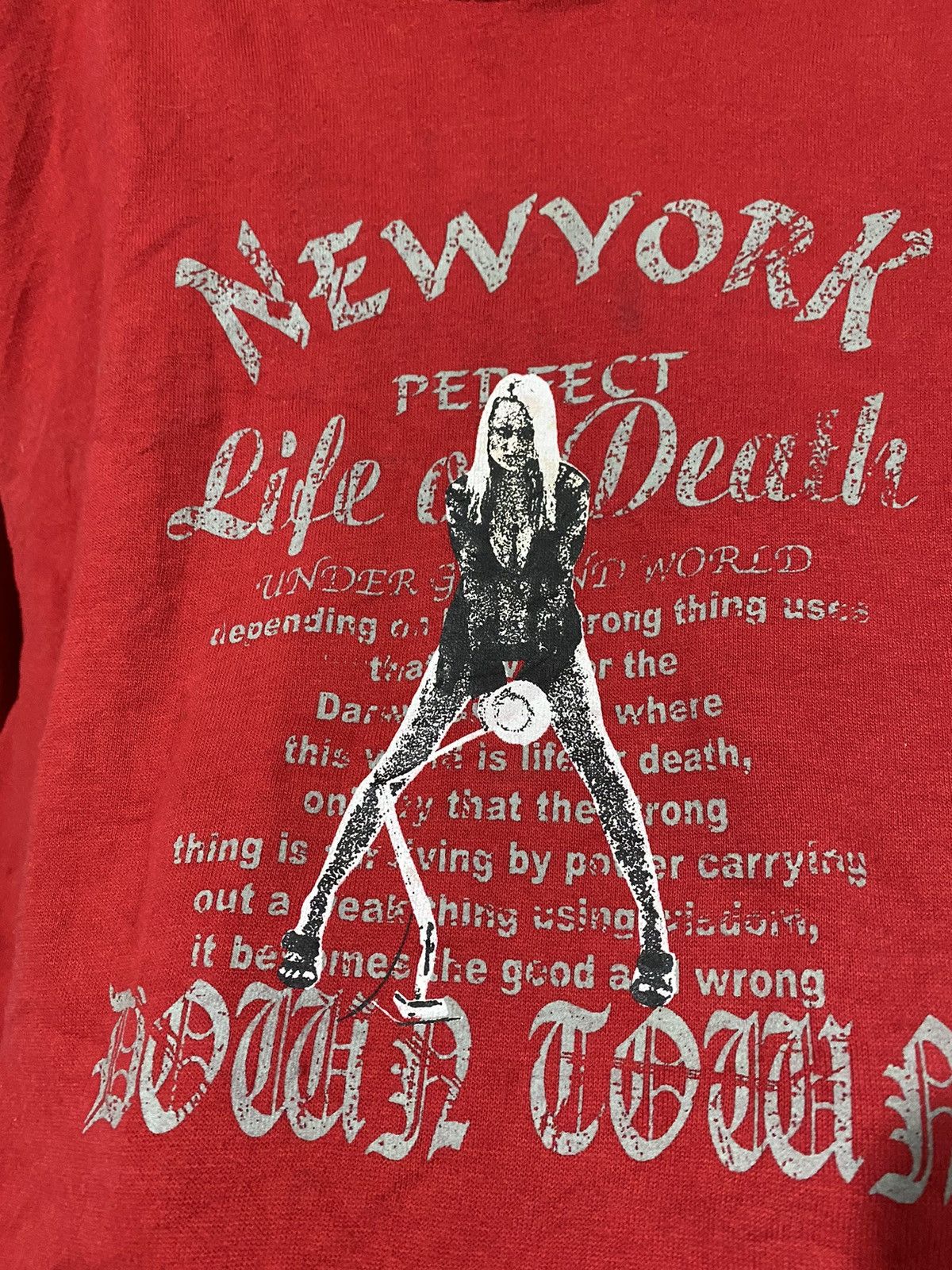 If Six Was Nine × Japanese Brand × Shellac 2000s New York Flight crew Punk Poem sex hoodie Size US XL / EU 56 / 4 - 4 Thumbnail