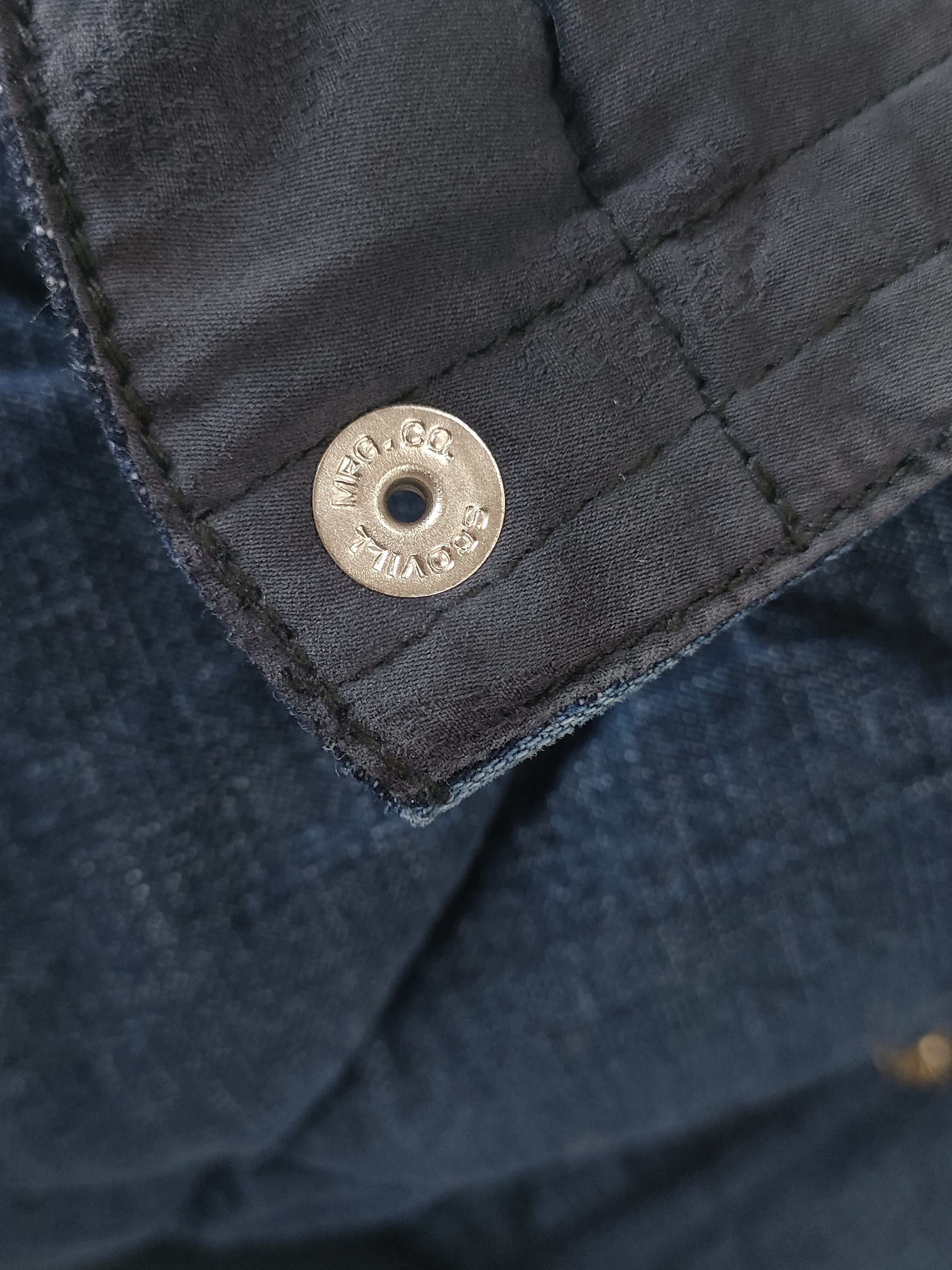 Chrome Hearts Chrome Hearts Silver Button Garage Washed Denim Vest Size US XXL / EU 58 / 5 - 3 Thumbnail
