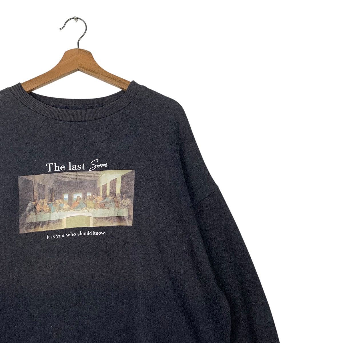 Japanese Brand Jesus The Last Supper Sweatshirt Size L / US 10 / IT 46 - 5 Thumbnail