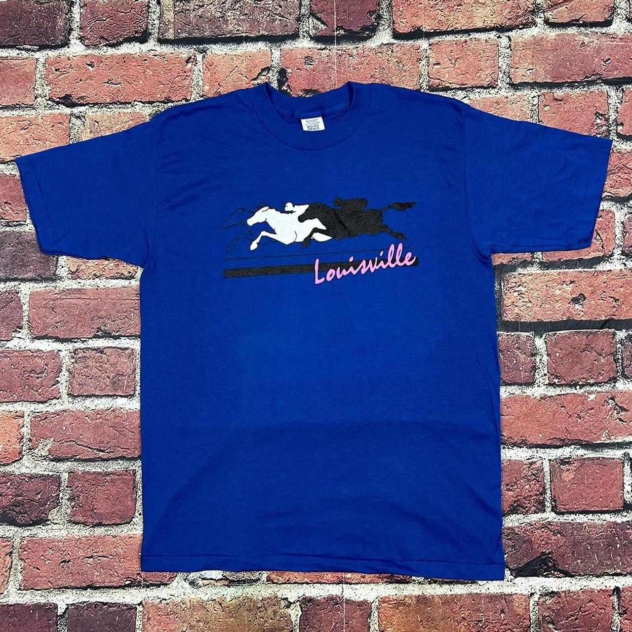 Other Vintage Louisville Kentucky T Shirt Horse Nature Animal 80s Size US XL / EU 56 / 4 - 1 Thumbnail