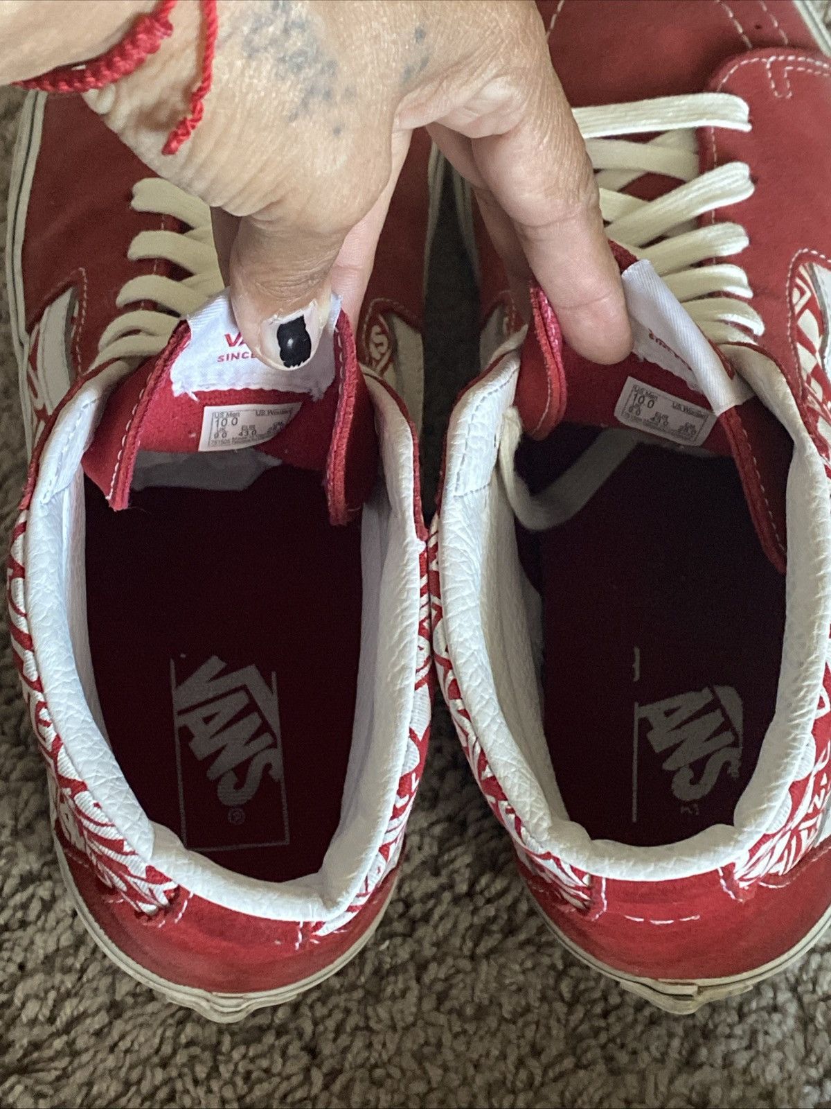 Vans Vans off the wall sk8 hi top sneakers size 10 Size US 10 / EU 43 - 15 Thumbnail