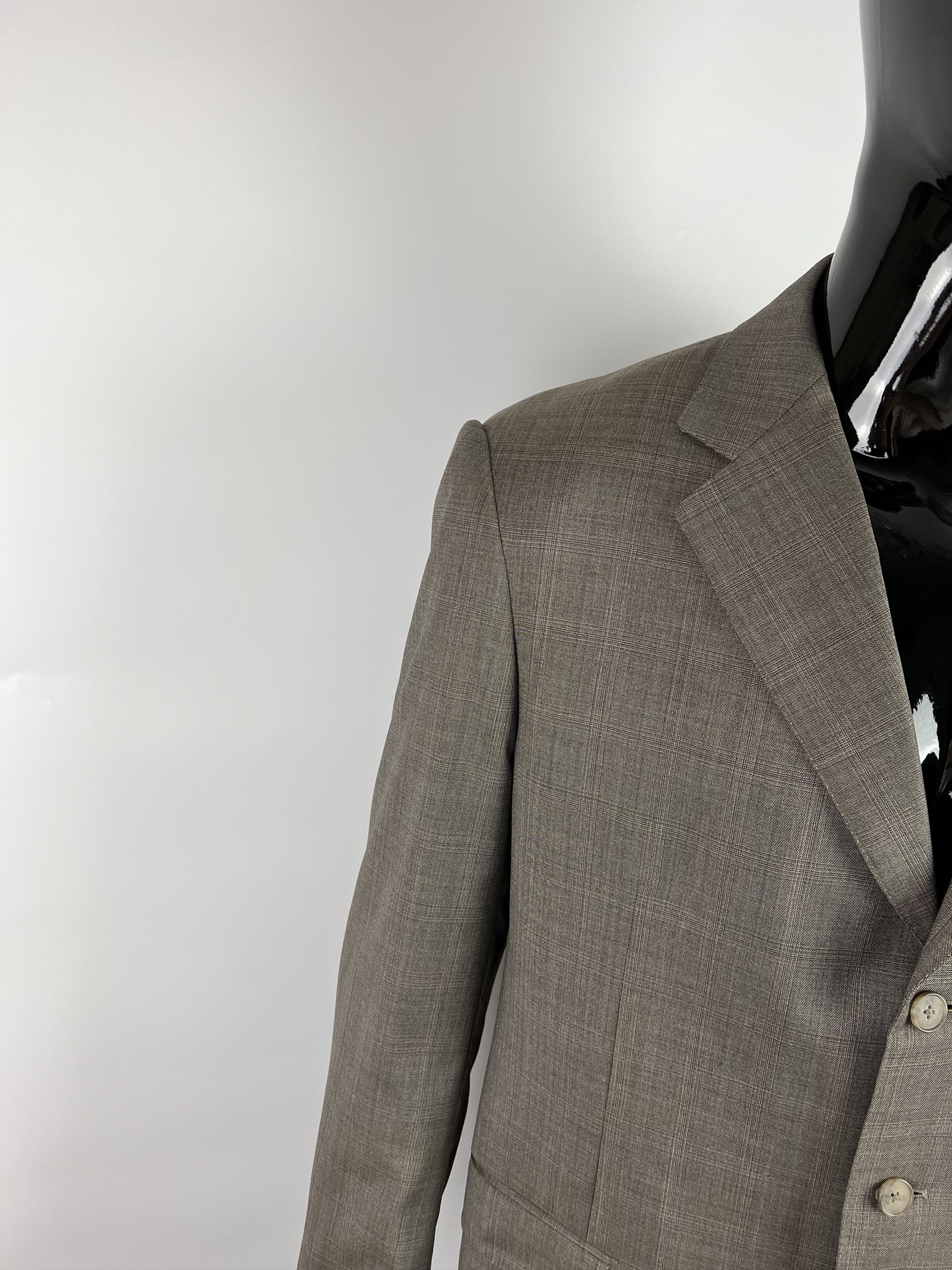 Ermenegildo Zegna Ermenegildo Zegna Three Buttons Wool Silk Size 52R Size 52R - 9 Thumbnail