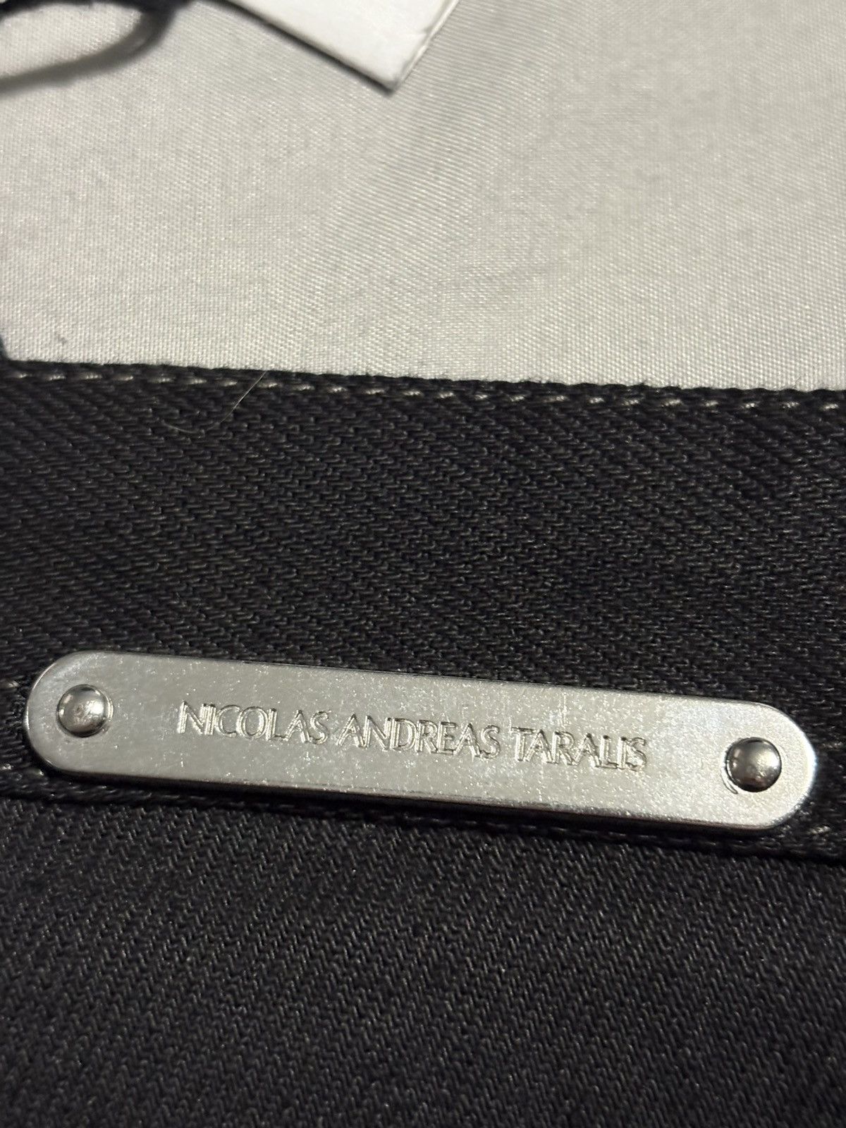 Nicolas Andreas Taralis Fits 32 NICOLAS ANDREAS TARALIS Straight Cut Jeans denim Size US 32 / EU 48 - 11 Thumbnail