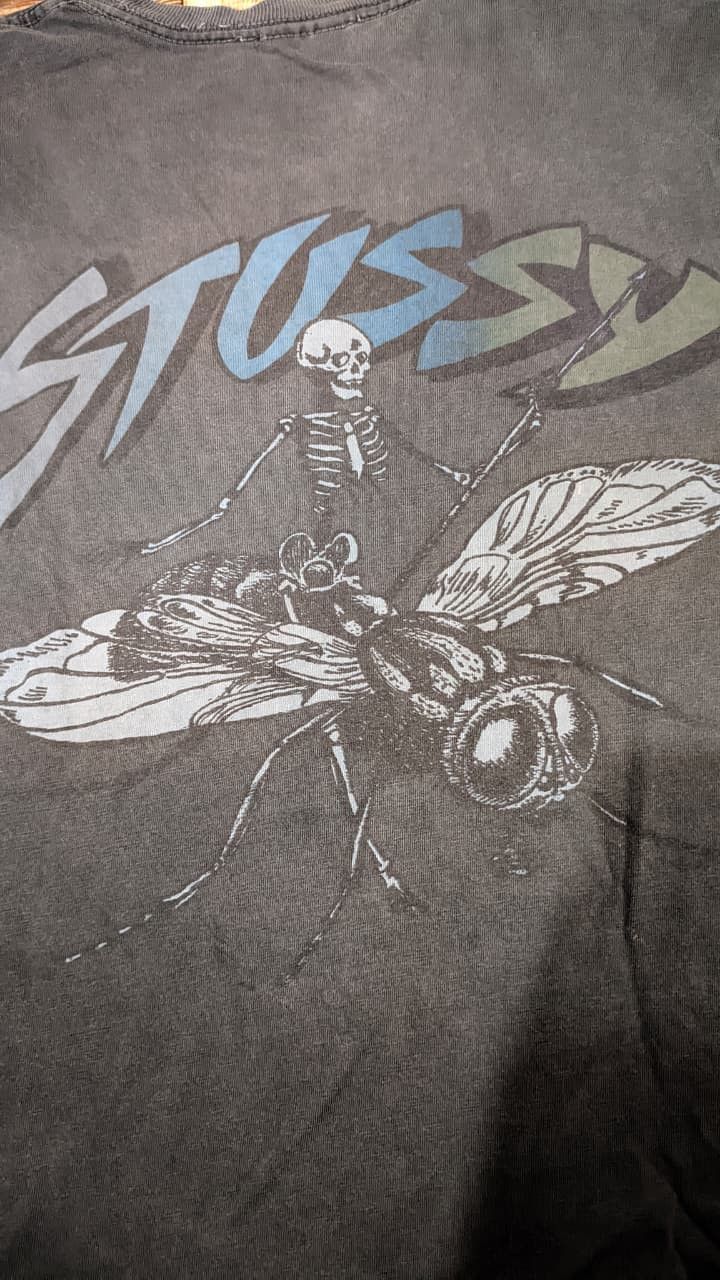 Stussy VINTAGE STUSSY RARE BEE SKELETON Size US XL / EU 56 / 4 - 4 Thumbnail