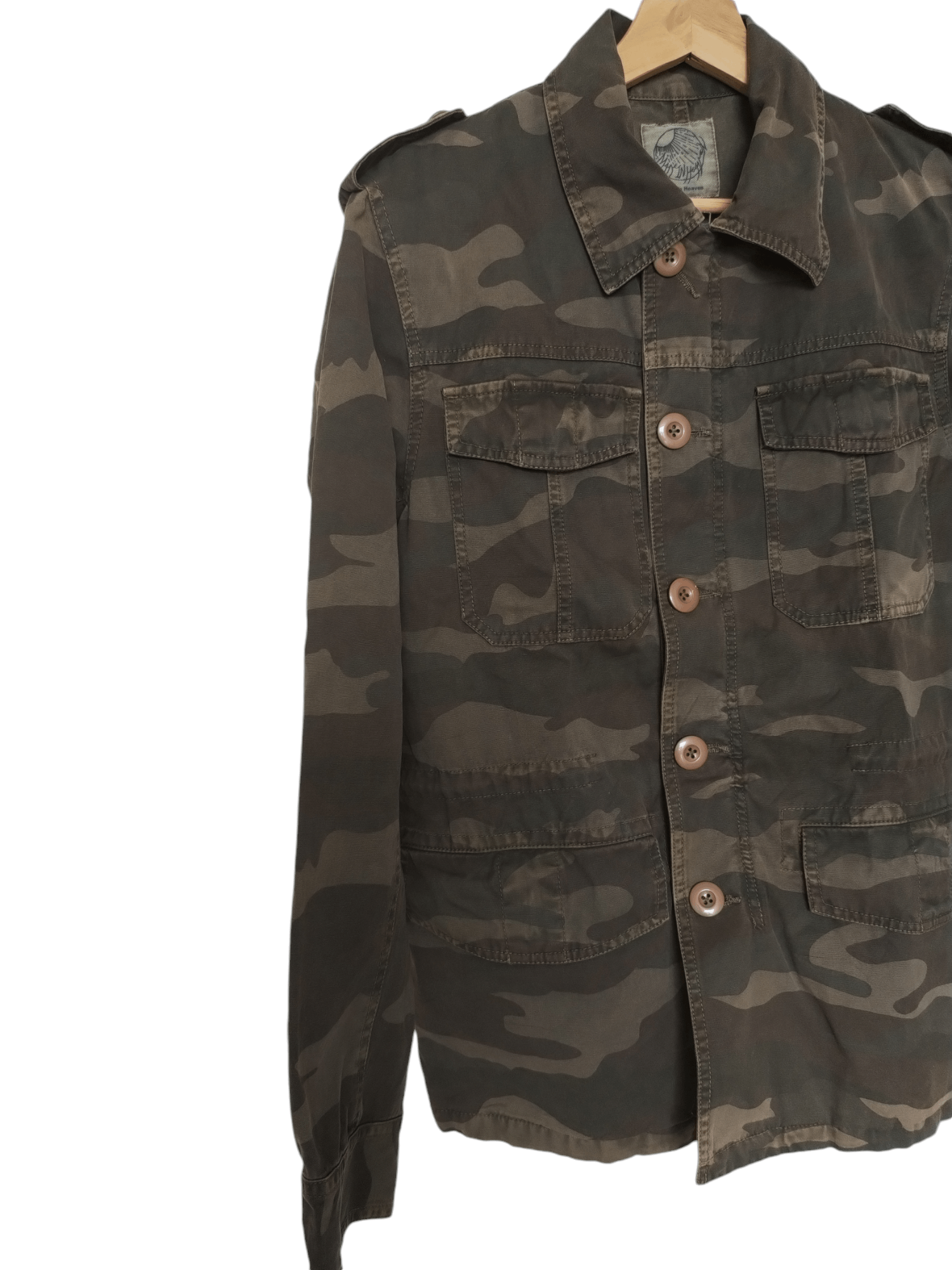 If Six Was Nine × Japanese Brand × Le Grande Bleu (L.G.B.) Made in Heaven Multipocket Camo Shirt Size US M / EU 48-50 / 2 - 2 Thumbnail