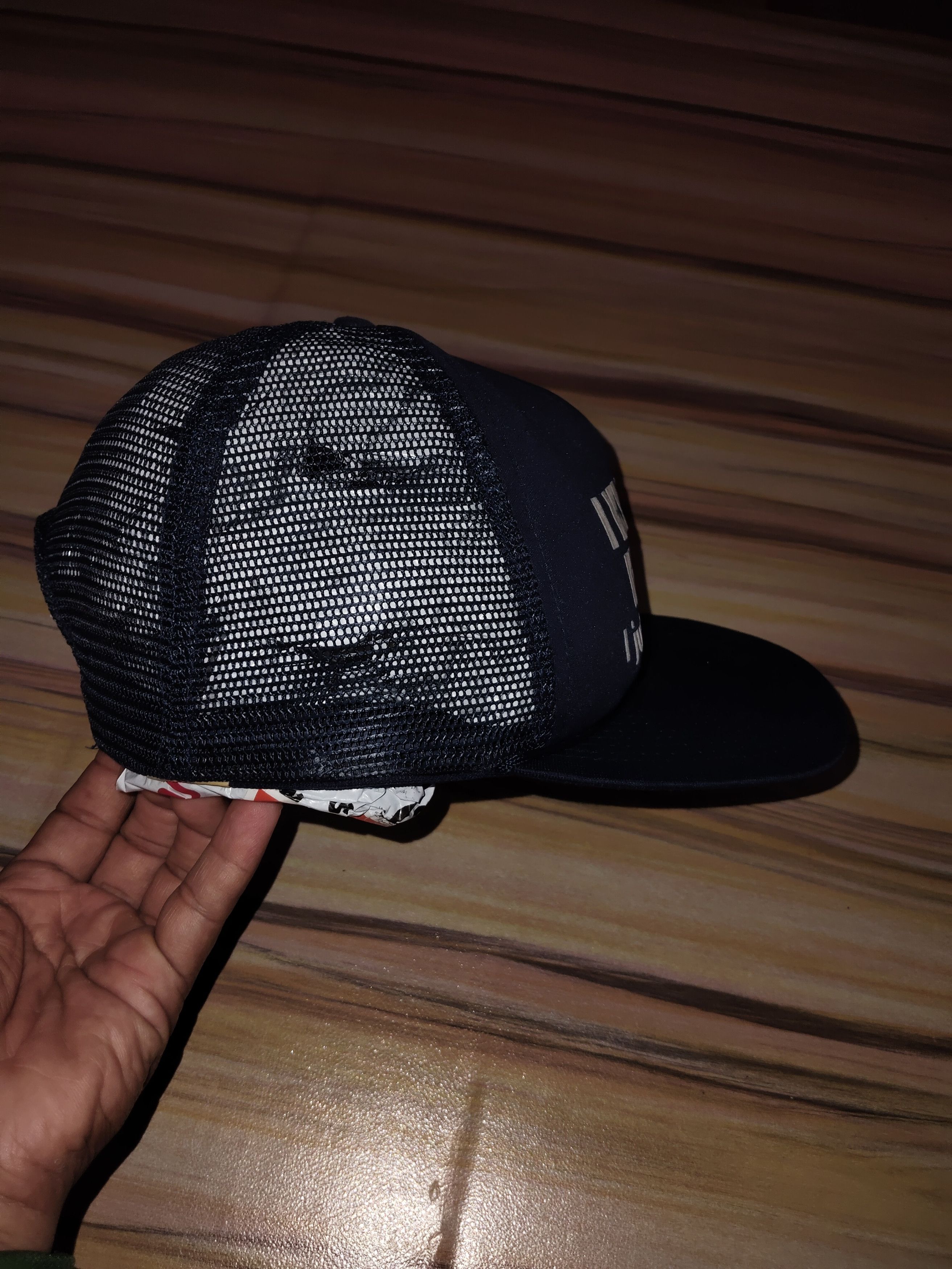 Vintage Vintage Script Trucker Cap Size ONE SIZE - 4 Thumbnail
