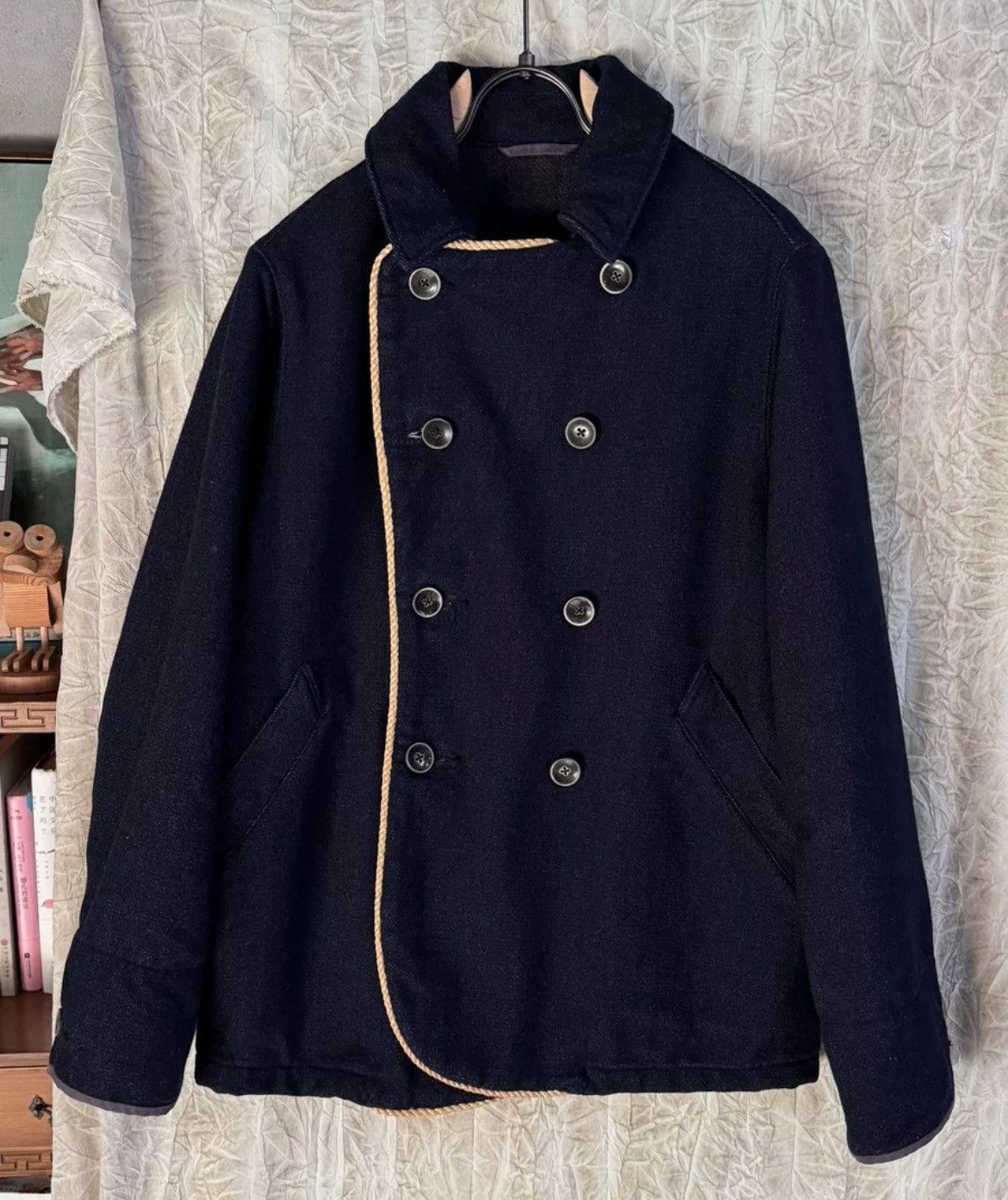 Kapital Kapital Kazuhiro DoubleBreasted Vintage Coat - DMC Size US M / EU 48-50 / 2 - 1 Thumbnail