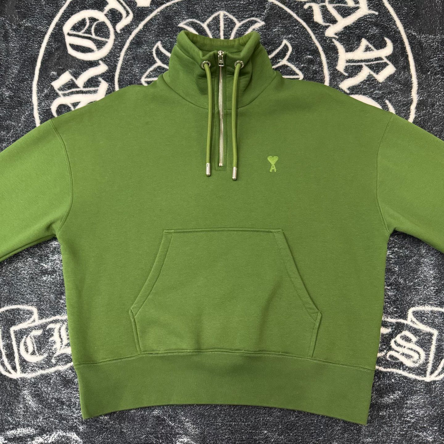 AMI Ami Green Hoodie s Men Size US S / EU 44-46 / 1 - 1 Thumbnail