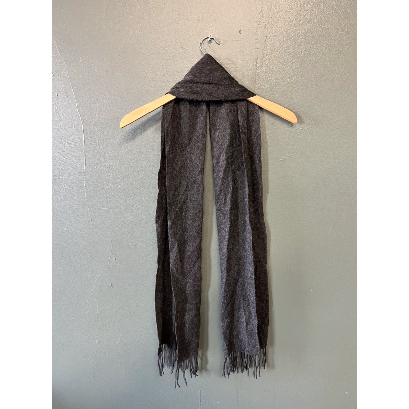 Vintage Stewart of Scotland Scarf Adult Gray Wool Outdoor Unisex Mens Womens Size ONE SIZE - 2 Thumbnail