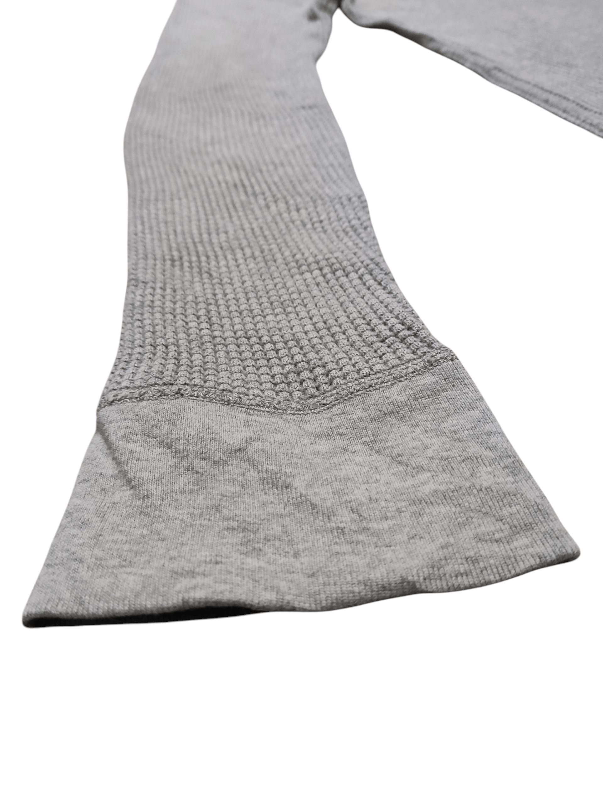 Beams Plus BEAMS Japan Waffle Knit Thermal Long Sleeve Heather Grey Size M / US 6-8 / IT 42-44 - 6 Thumbnail