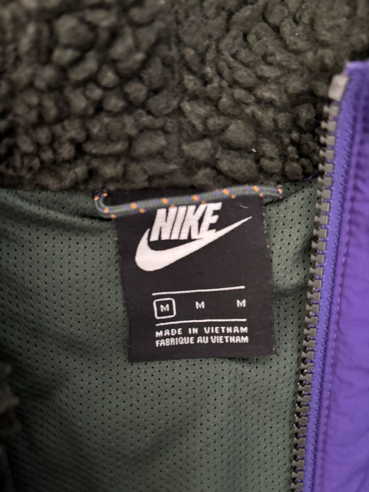 Nike Nike Sherpa Fleece Jacket Full Zip - Sequoia Size US M / EU 48-50 / 2 - 4 Thumbnail