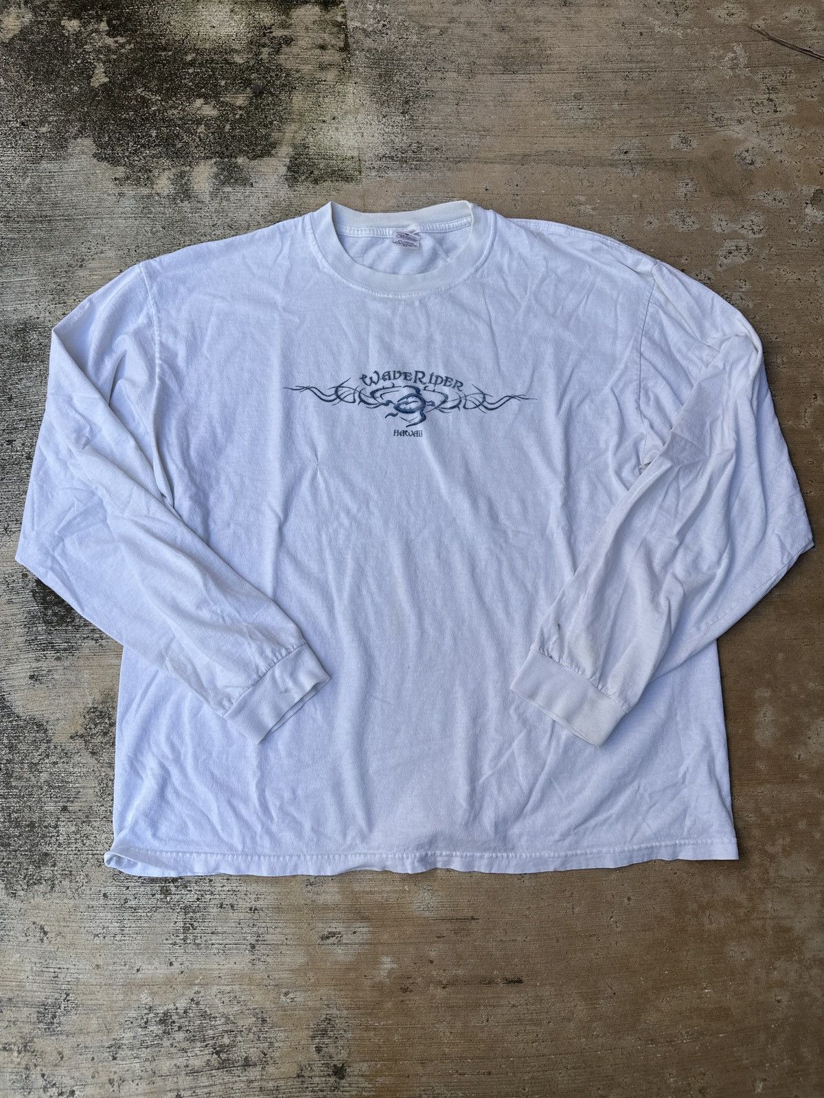 Billabong × Vintage Y2k 2000s Waverider Billabong Surfwear style white Longsleev Size US XL / EU 56 / 4 - 1 Thumbnail