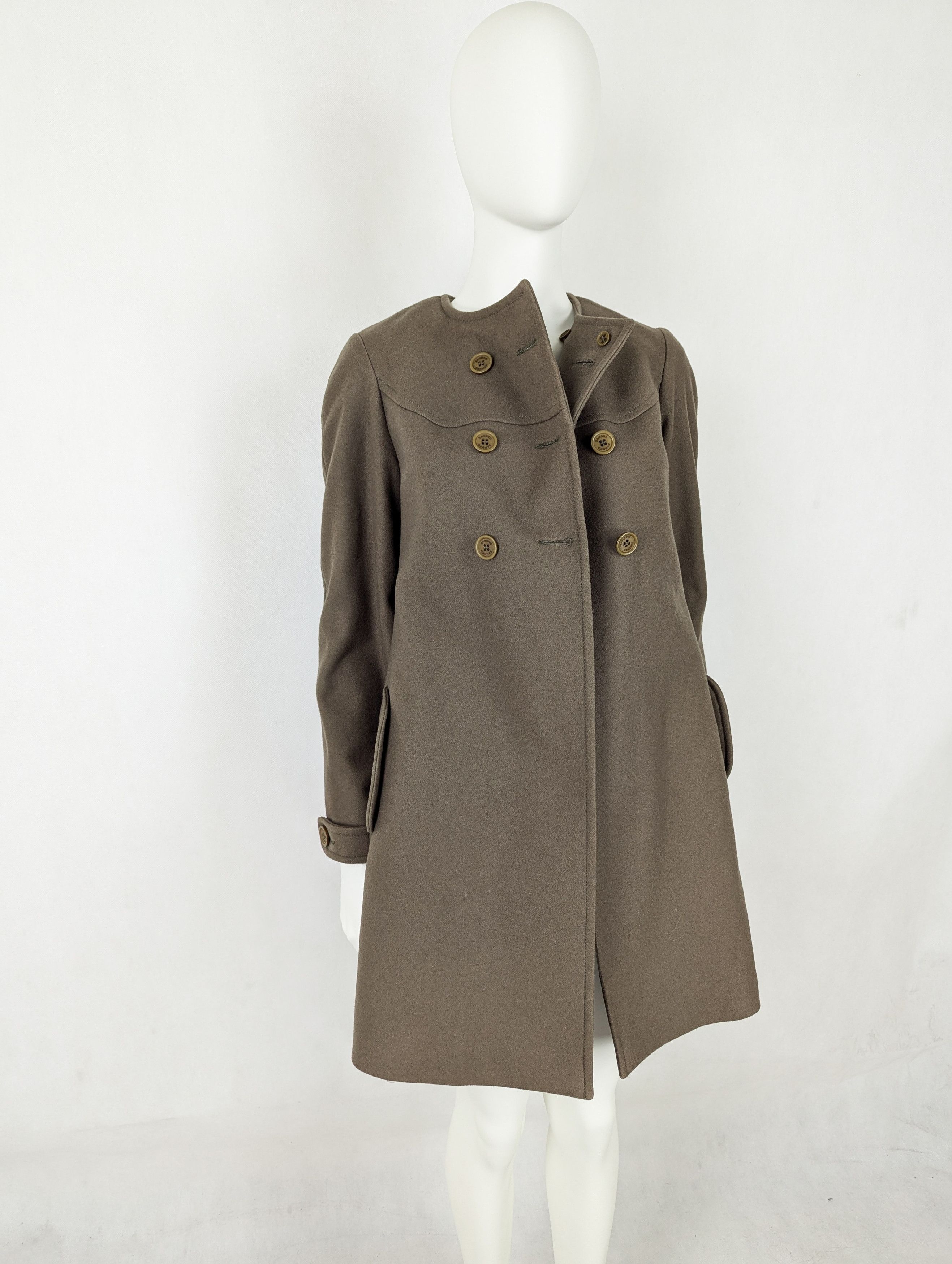 Sandro Sandro Paris wool khaki coat M Size M / US 6-8 / IT 42-44 - 4 Thumbnail