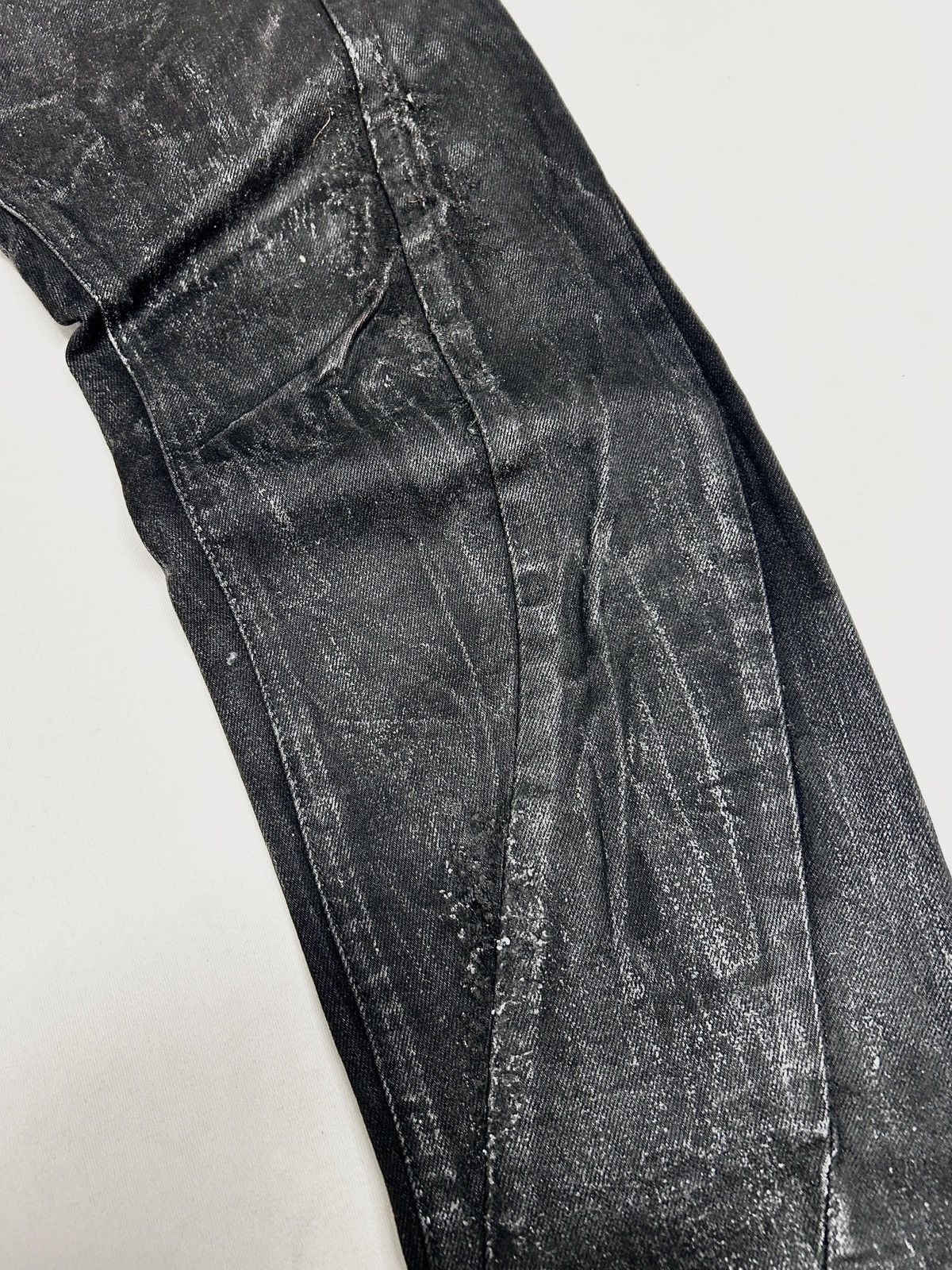 Balmain SS2014 Banana Cut Waxed Denim Size US 32 / EU 48 - 16 Thumbnail