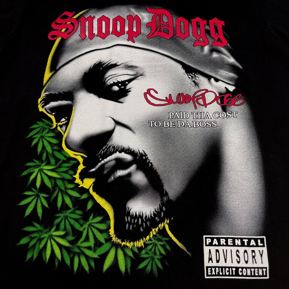 Snoop Dogg × Vintage Vintage Snoop Dogg Paid Tha Cost To Be Da Boss T-Shirt Size US M / EU 48-50 / 2 - 3 Thumbnail