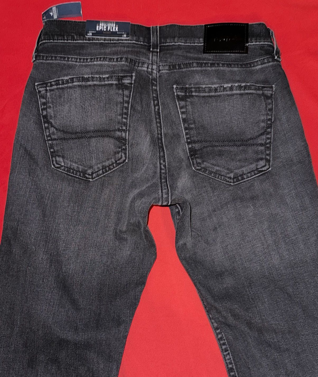 Hollister Hollister Black Skinny Jeans 29x30 Size US 29 - 3 Thumbnail