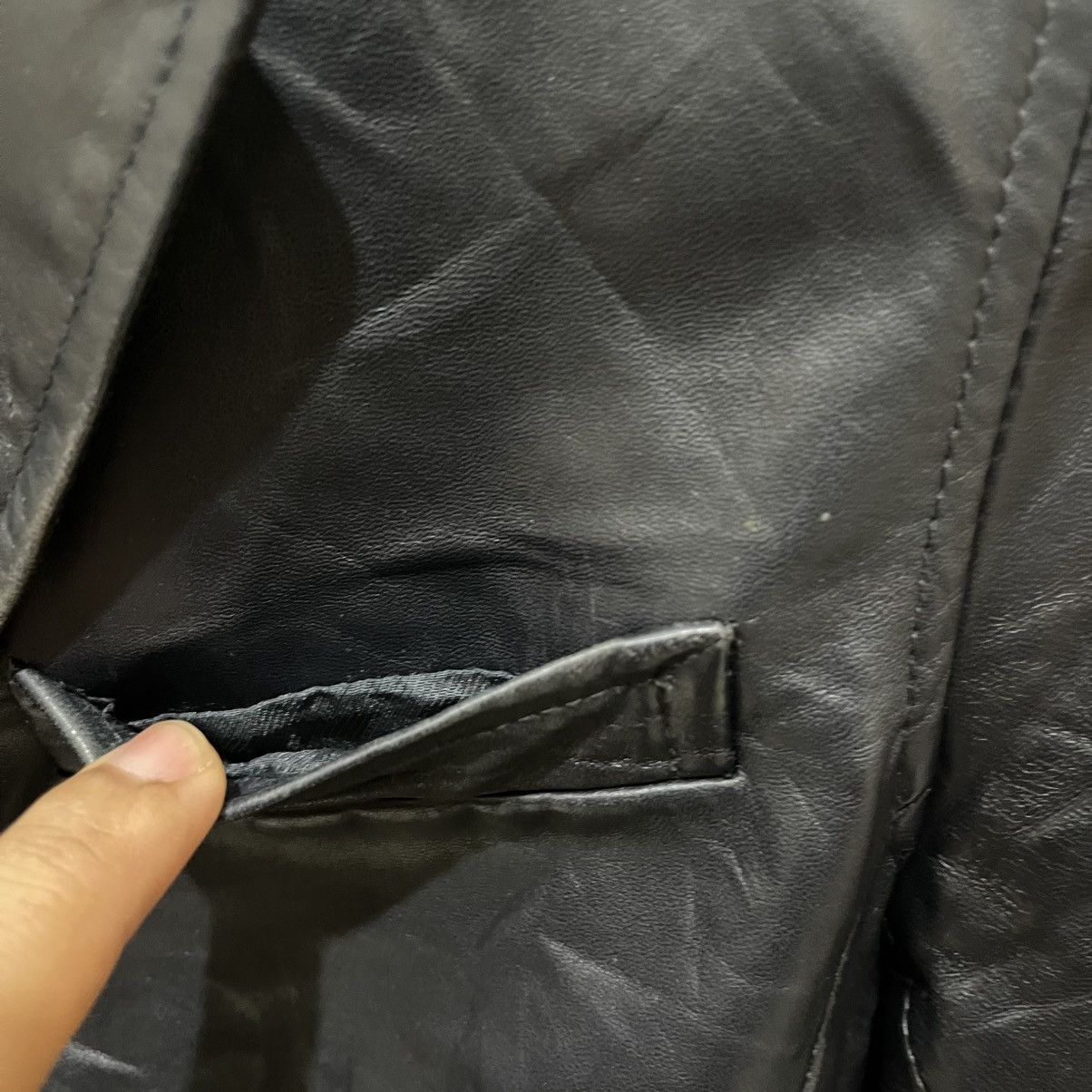 Coach COACH Leatherware Genuine Leather Button Jacket Size S / US 4 / IT 40 - 24 Thumbnail