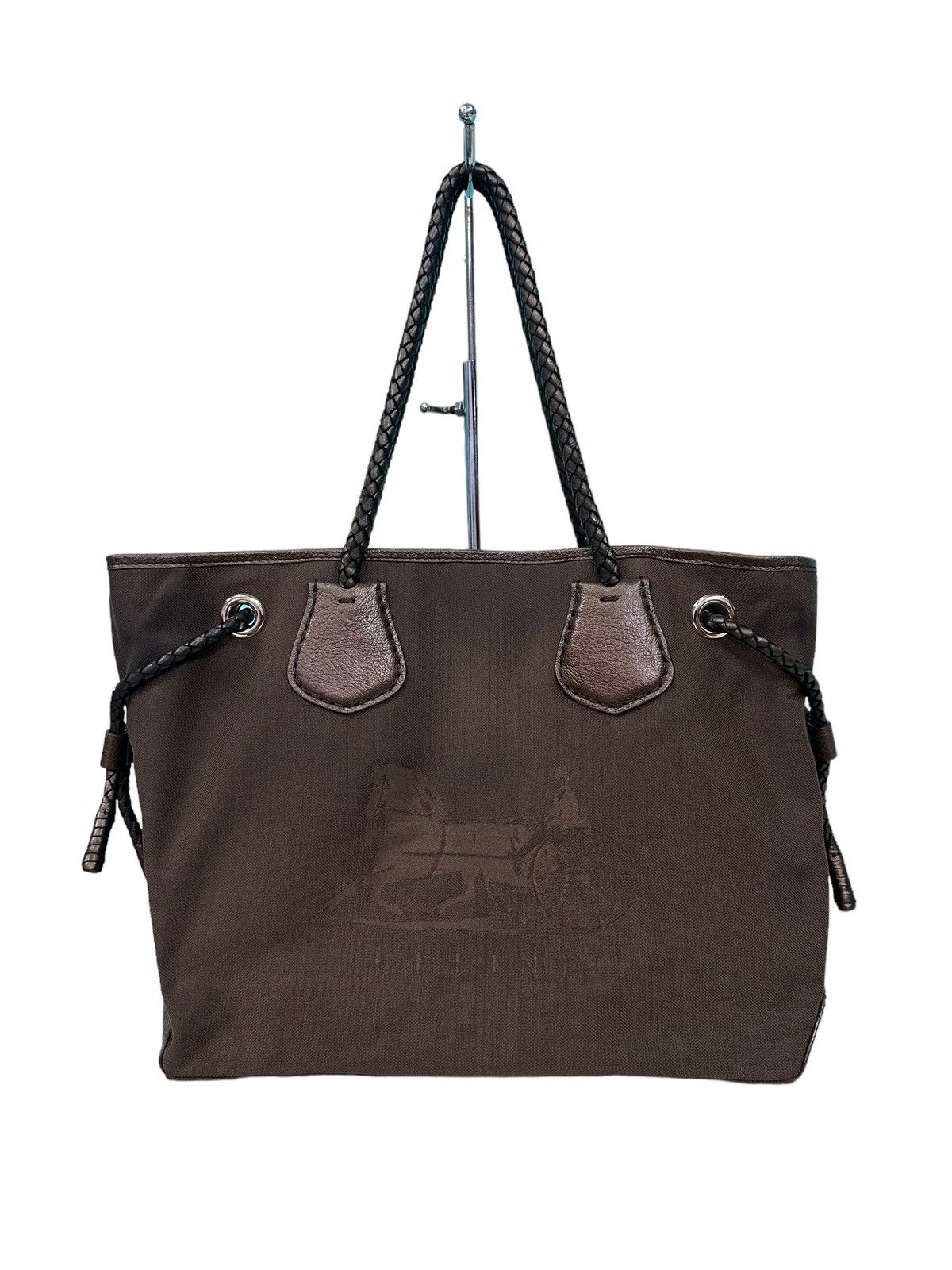 Celine AUTHENTIC CELINE CARRIAGE CANVAS LEATHER TOTE BAG Size ONE SIZE - 1 Thumbnail
