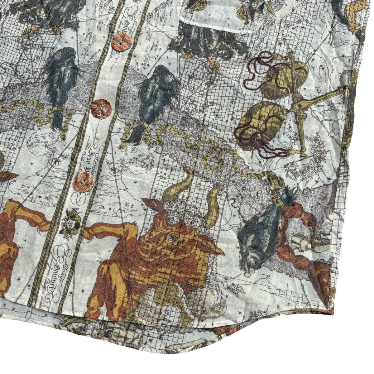 Jean Paul Gaultier Jean Paul Gaultier Astrological SS 1994 Runway Zodiac Shirt Size US M / EU 48-50 / 2 - 7 Thumbnail