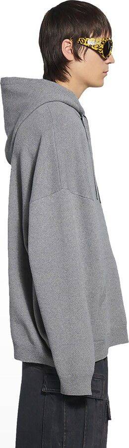 Balenciaga o1mt1gz0924 Sporty B Cosy Hoodie in Grey Size US XL / EU 56 / 4 - 3 Thumbnail