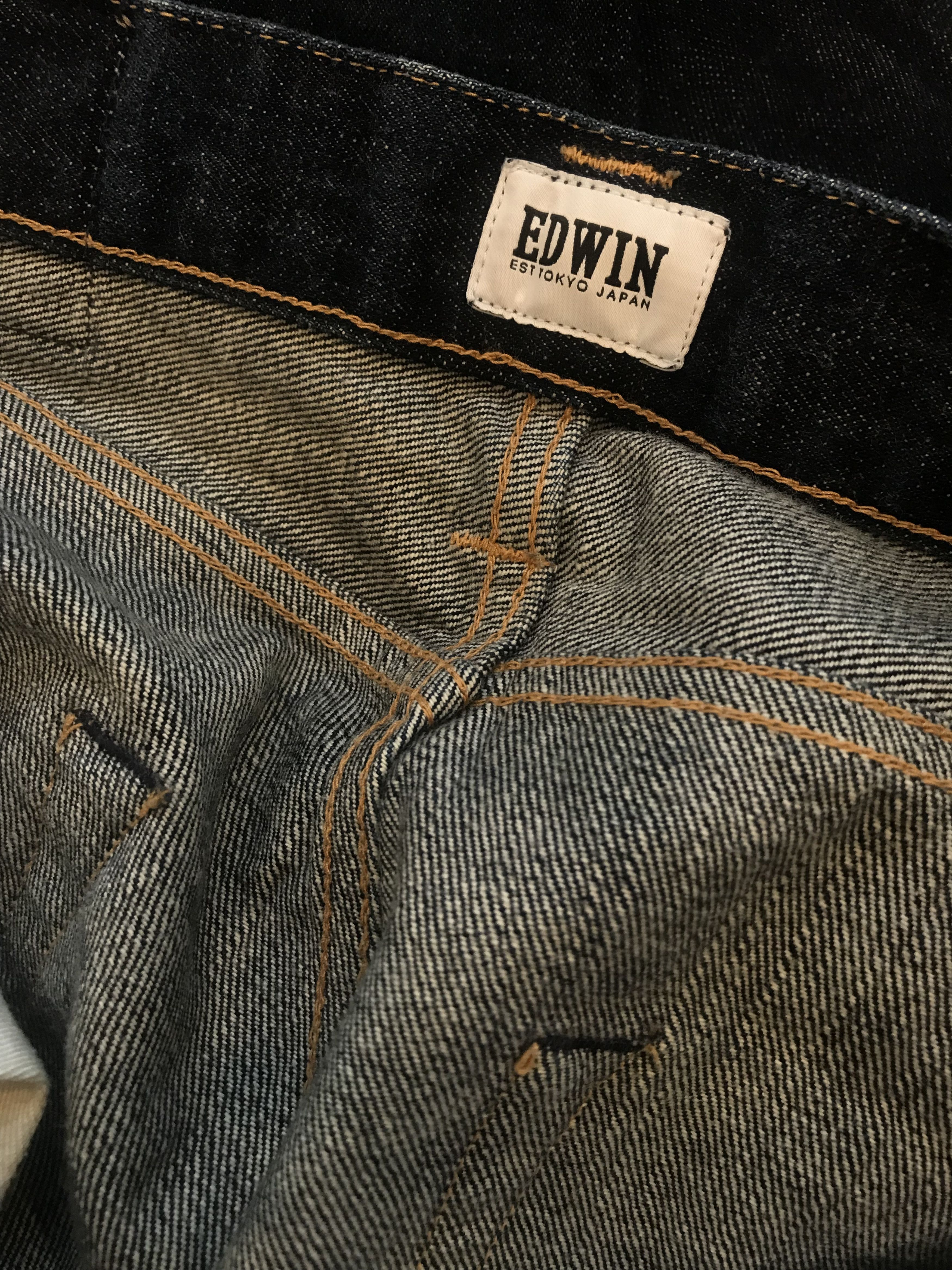 Edwin Edwin Selvedge Denim Tapered “Tokyo Japan” Size US 32 / EU 48 - 11 Thumbnail