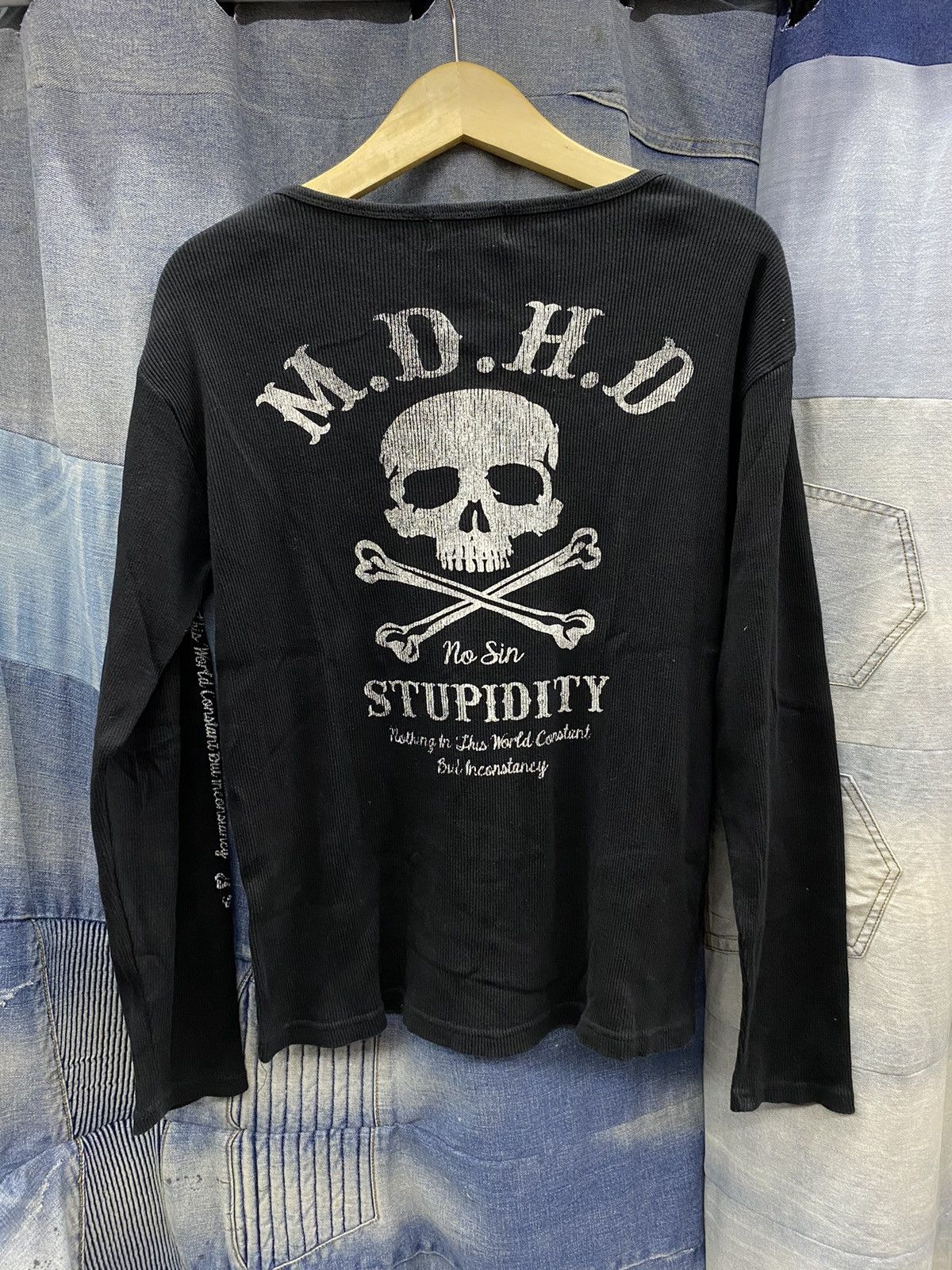 Beauty Beast × If Six Was Nine × Japanese Brand beaumere MDHD longsleeve skull japanese brand Size US L / EU 52-54 / 3 - 1 Thumbnail