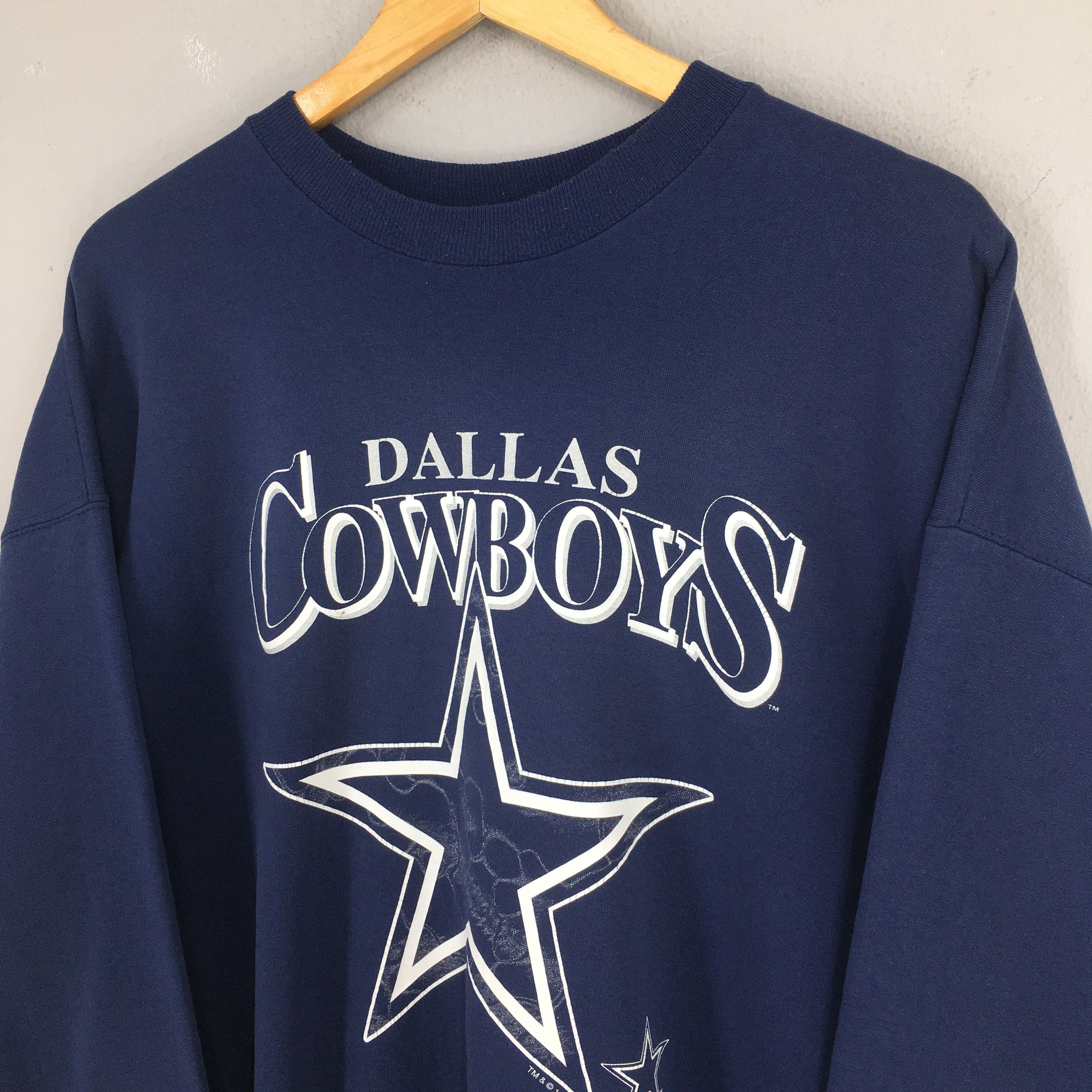 NFL × Vintage Vintage 90s Dallas Cowboys NFL Sweatshirt XLarge Size US XL / EU 56 / 4 - 3 Thumbnail
