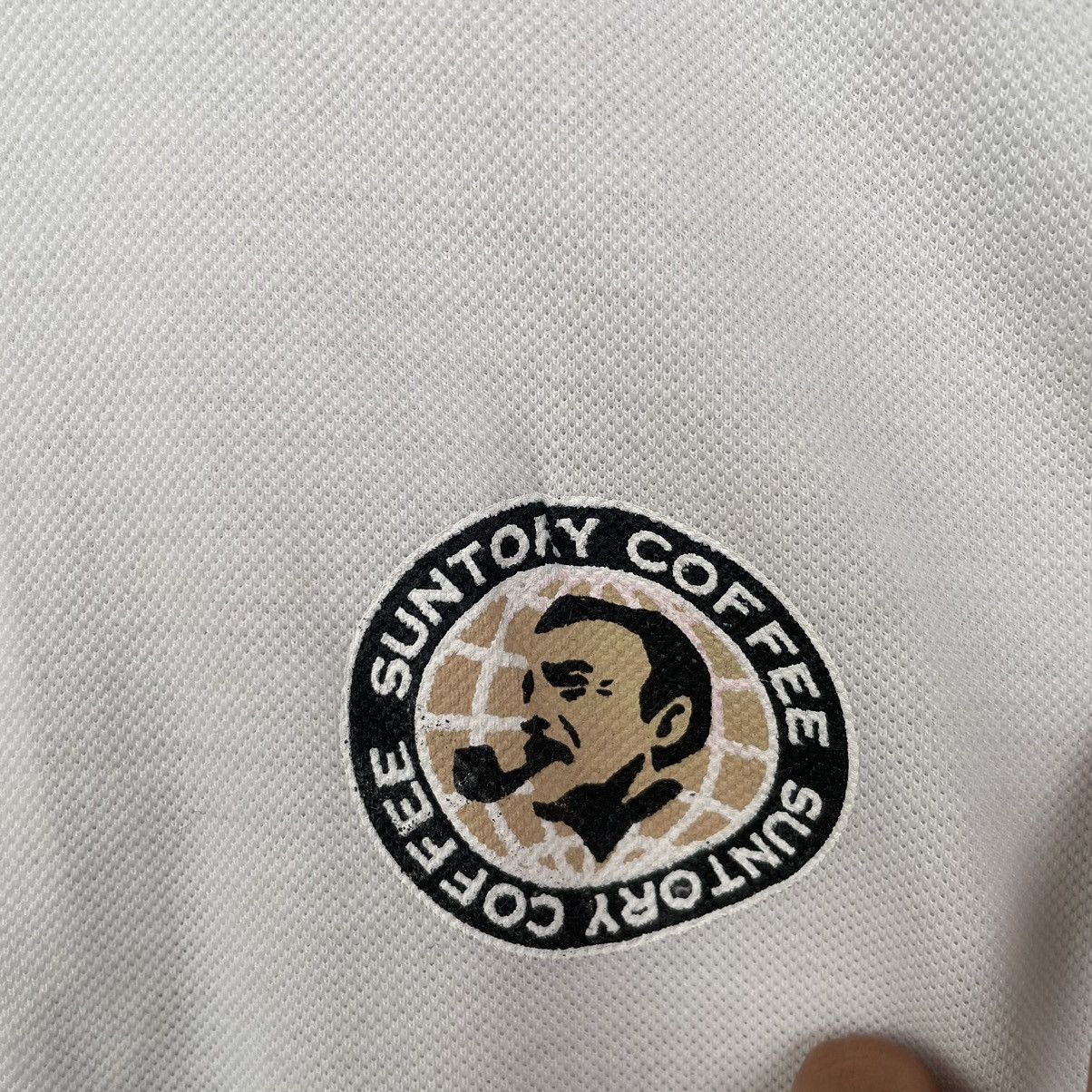 Japanese Brand Vintage Y2K Suntory Boss Coffee Half Zipper Polo Shirt Size US M / EU 48-50 / 2 - 2 Thumbnail