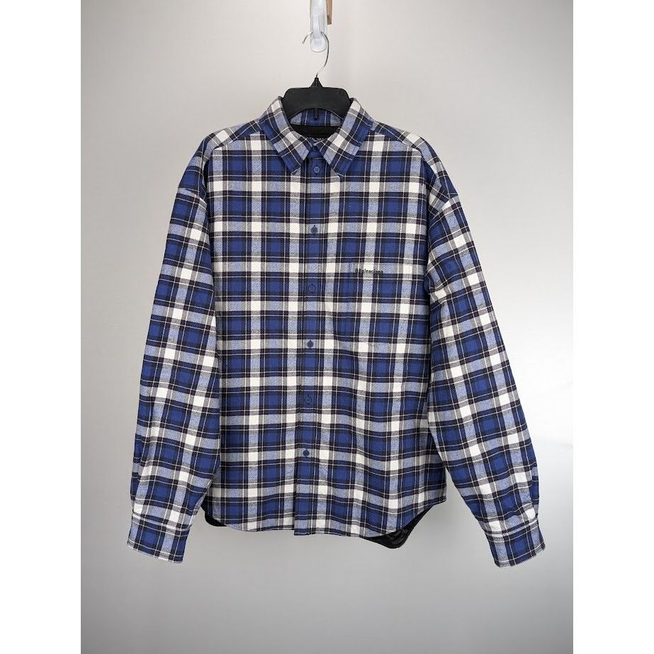 Balenciaga o1rshd1 Logo Shirt in Multicolor Size US XS / EU 42 / 0 - 2 Thumbnail