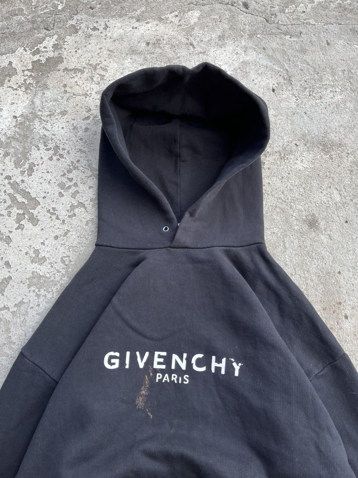 Givenchy Givenchy Paris Big Logo Hoodie Size US S / EU 44-46 / 1 - 2 Thumbnail