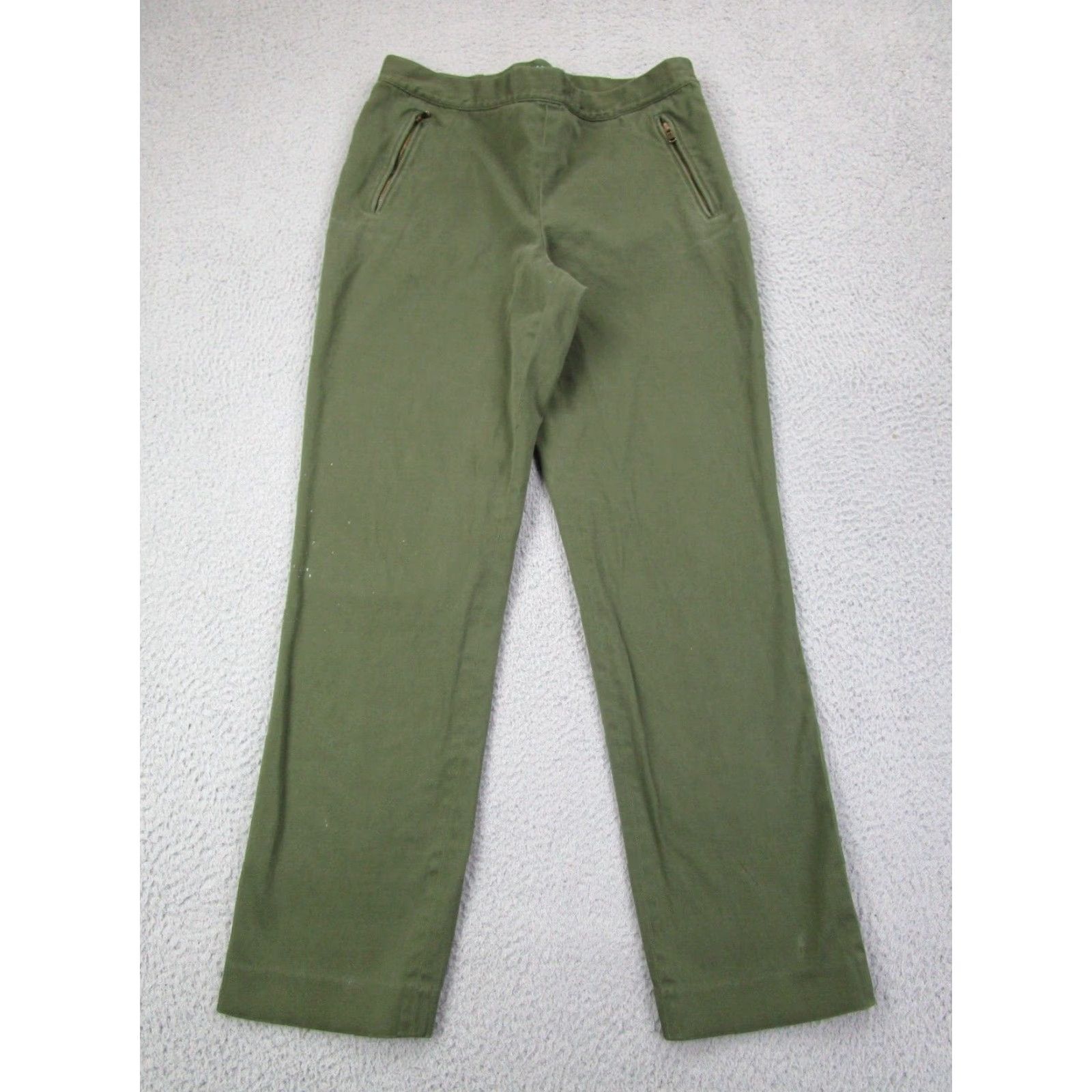 Ralph Lauren Ralph Lauren Pants Womens 8 Green Straight Chino Army Size 30" / US 8 / IT 44 - 2 Thumbnail