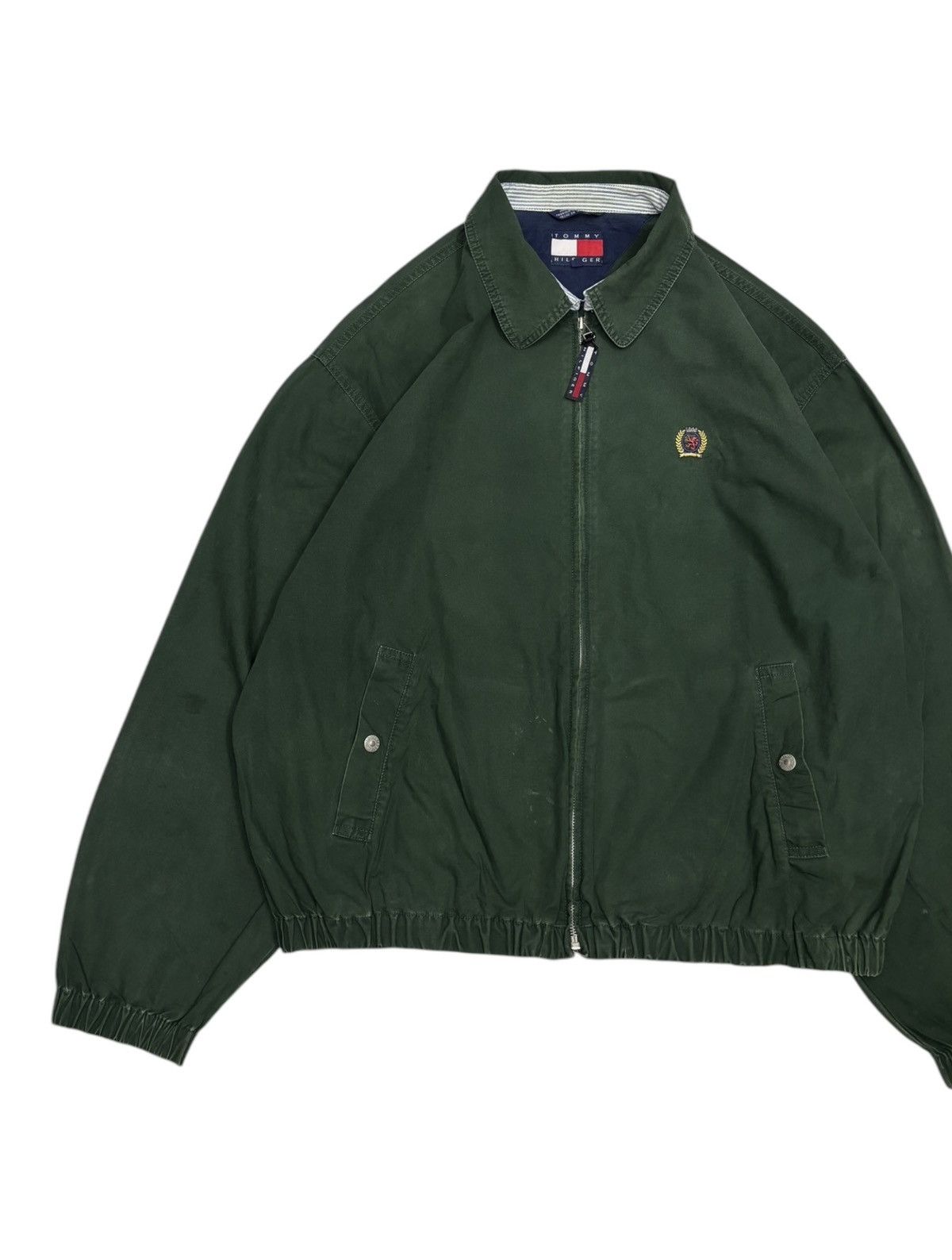 Tommy Hilfiger 🔥VINTAGE TOMMY HILFIGER ZIPPER JACKET Size US L / EU 52-54 / 3 - 6 Thumbnail