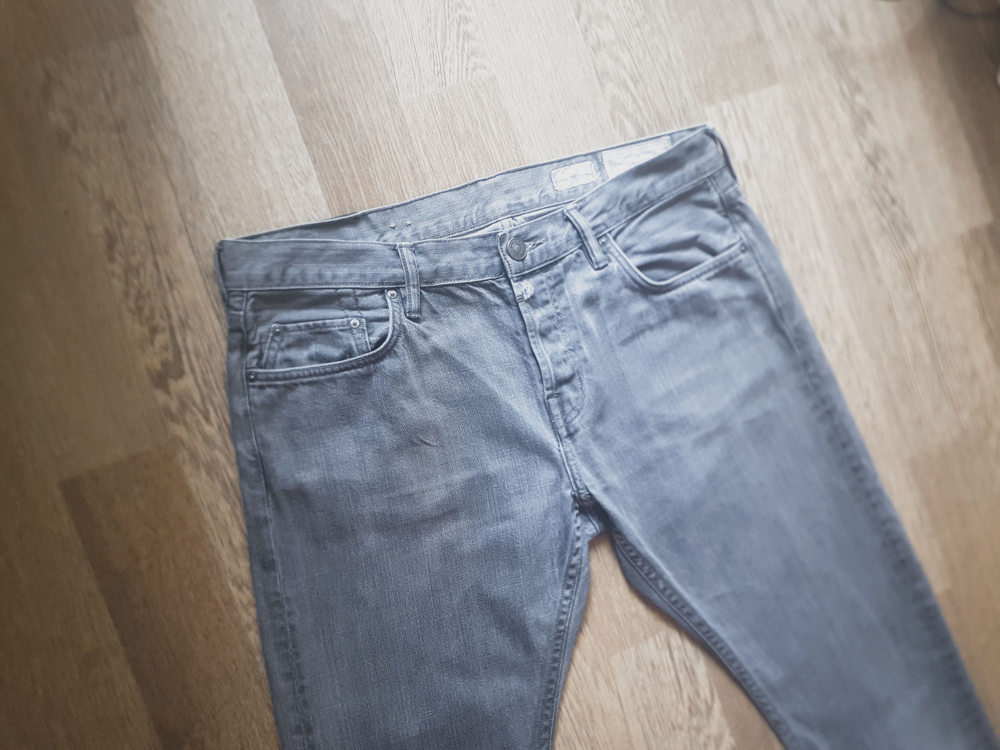 Allsaints 💨🖤Allsaints setsu smoke gray cigarette jeans 33 size 🖤 Size US 33 - 3 Thumbnail