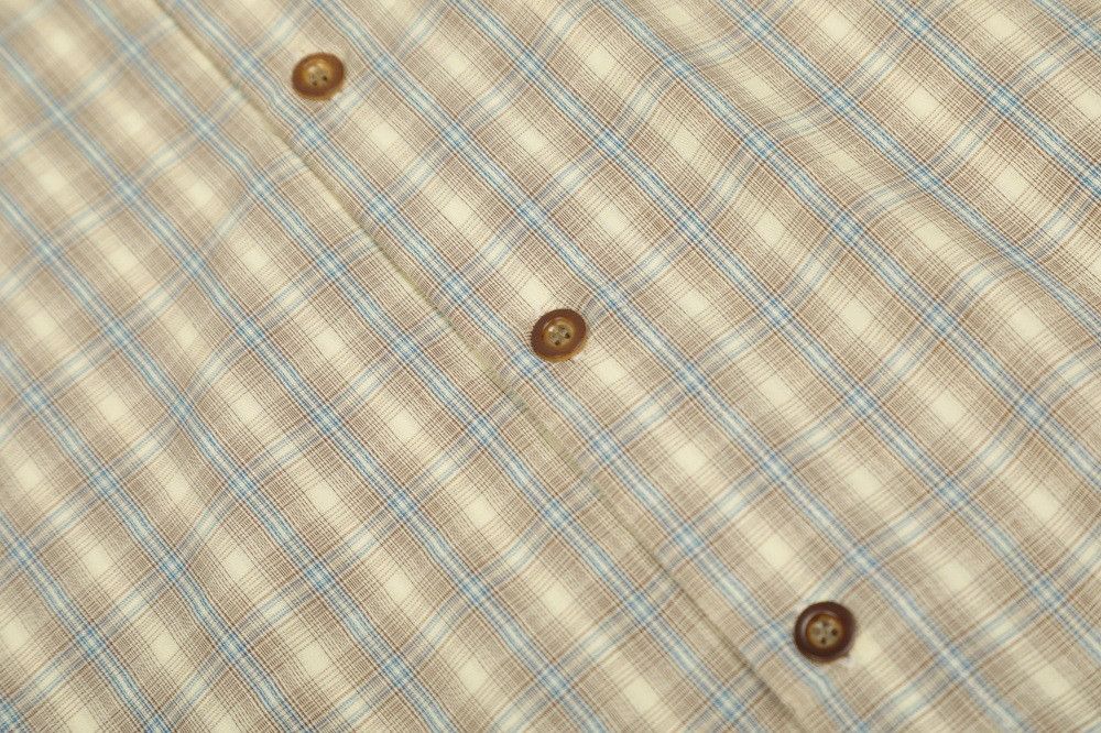 Japanese Brand × Vintage Men's loose casual Japanese plaid short-sleeved shirt Size US M / EU 48-50 / 2 - 5 Thumbnail