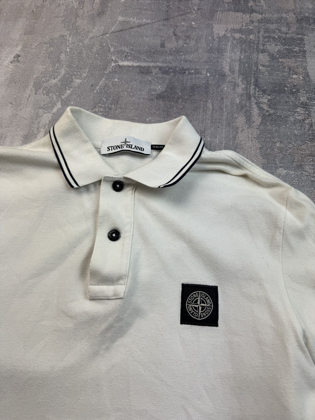 Stone Island Stone Island Long Sleeve Polo Patch 6 Program Shirt Size US M / EU 48-50 / 2 - 2 Thumbnail