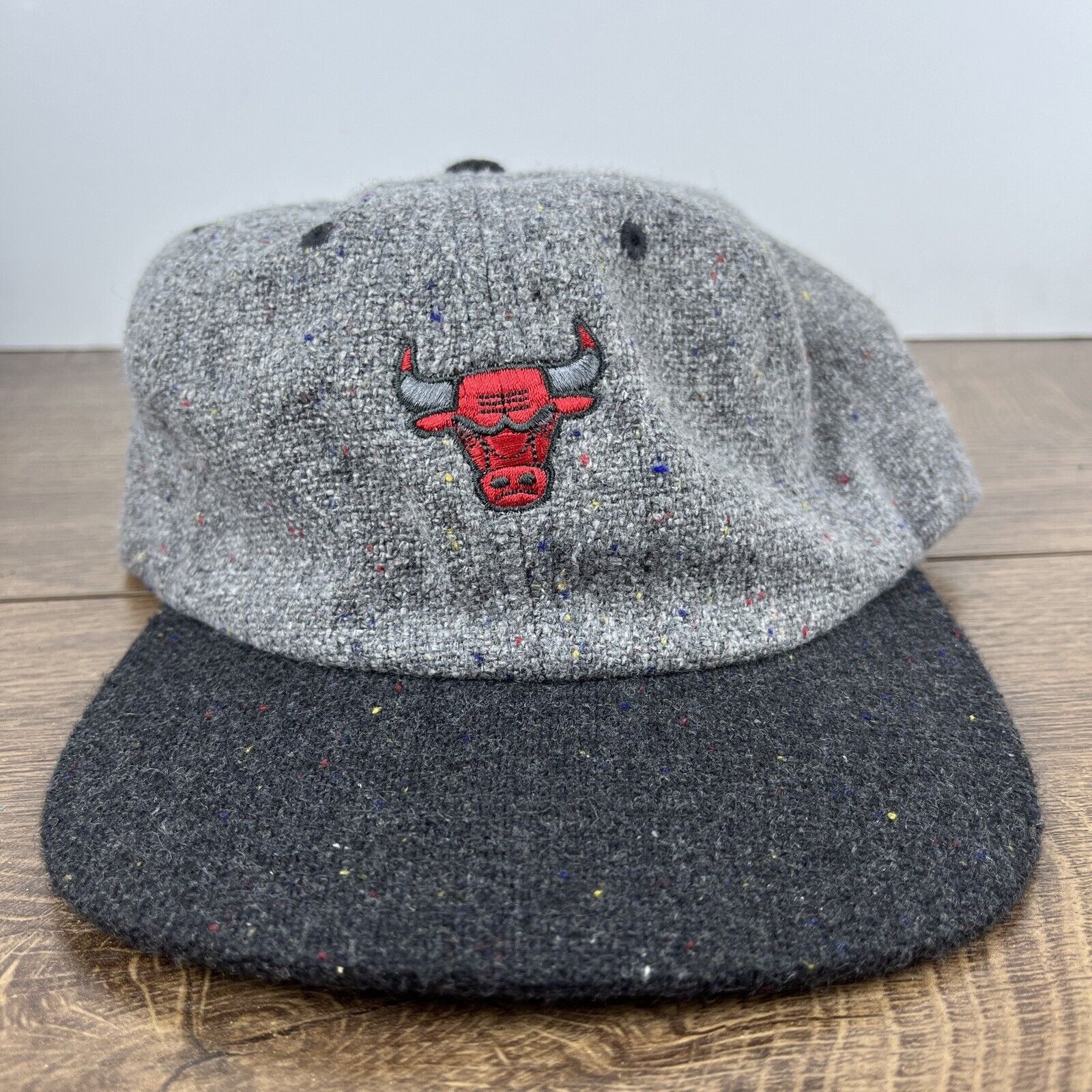 Mitchell & Ness Chicago Bulls Hat Mitchell & Ness Gray Hat Adjustable Adult Size ONE SIZE - 2 Thumbnail