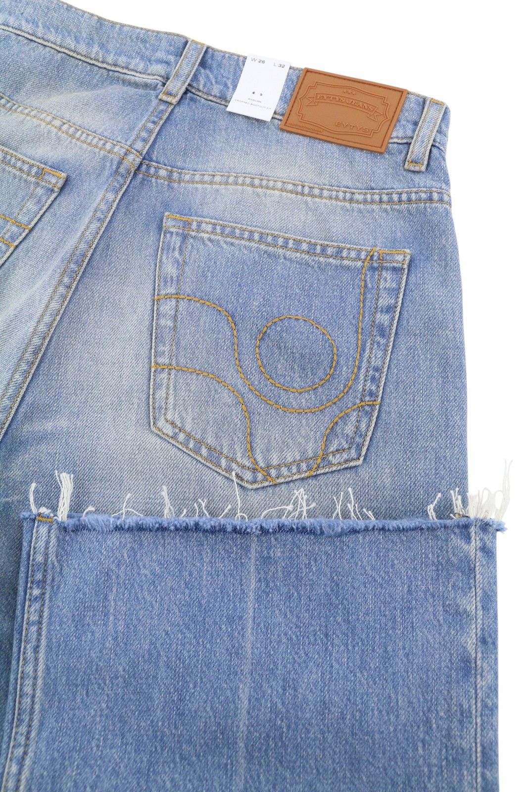 Eytys AVALON TORN INDIGO BOOTCUT W26/L32 Blue RRP370 88886 Size 26" / US 2 / IT 38 - 6 Thumbnail