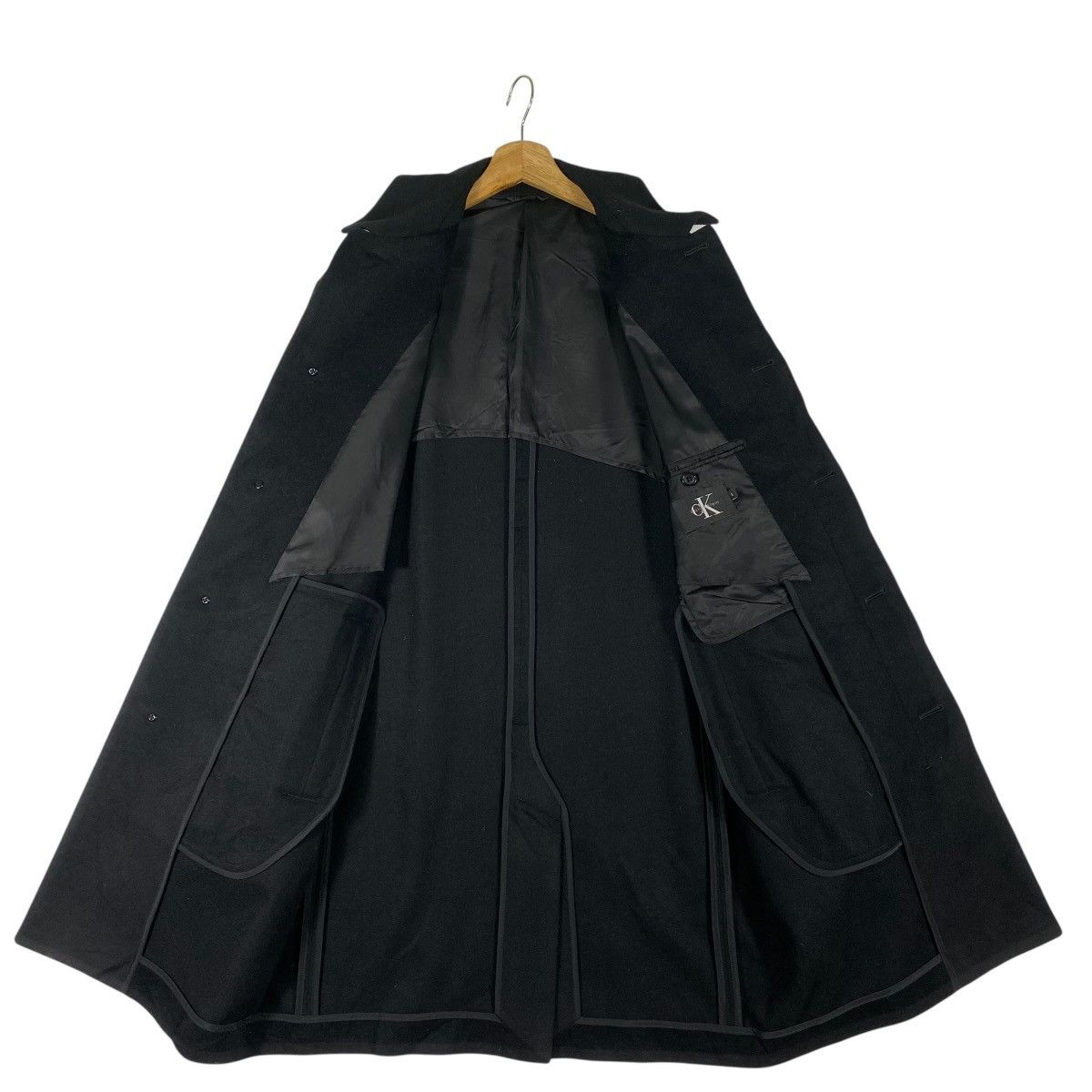 Calvin Klein Calvin Klein Wool Button Jacket L Size Black Colour Size US L / EU 52-54 / 3 - 5 Thumbnail