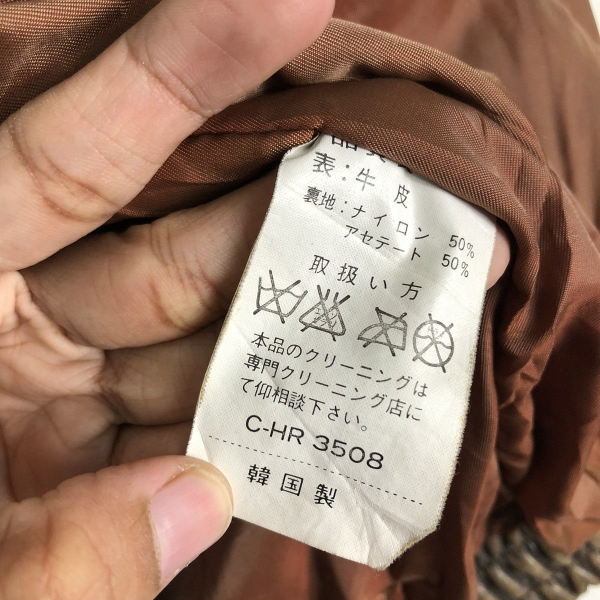 Japanese Brand 🔥VINTAGE FLY BOMBER LEATHER JACKET FOX-TROT JAPAN MADE Size US M / EU 48-50 / 2 - 21 Thumbnail