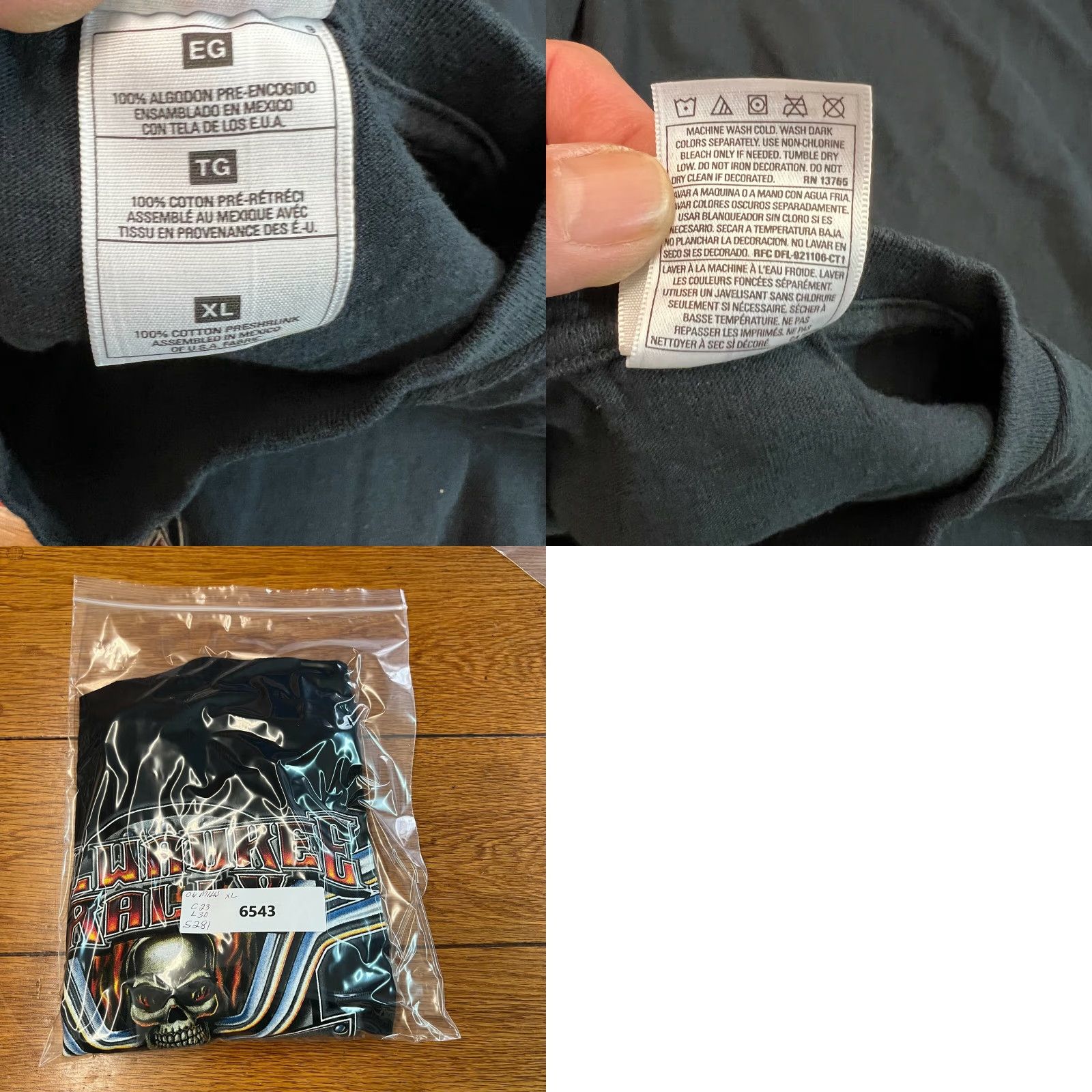 Fruit Of The Loom Milwaukee Rally 2006 Motorcycle Graphic T-Shirt Mens XL Black Fruit of the Loom Size US XL / EU 56 / 4 - 8 Thumbnail